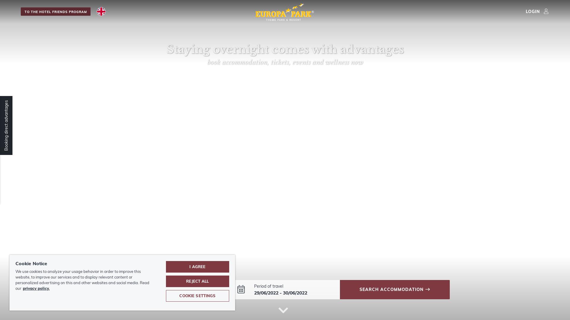 Website User Bewertung zu reservations.europapark.de