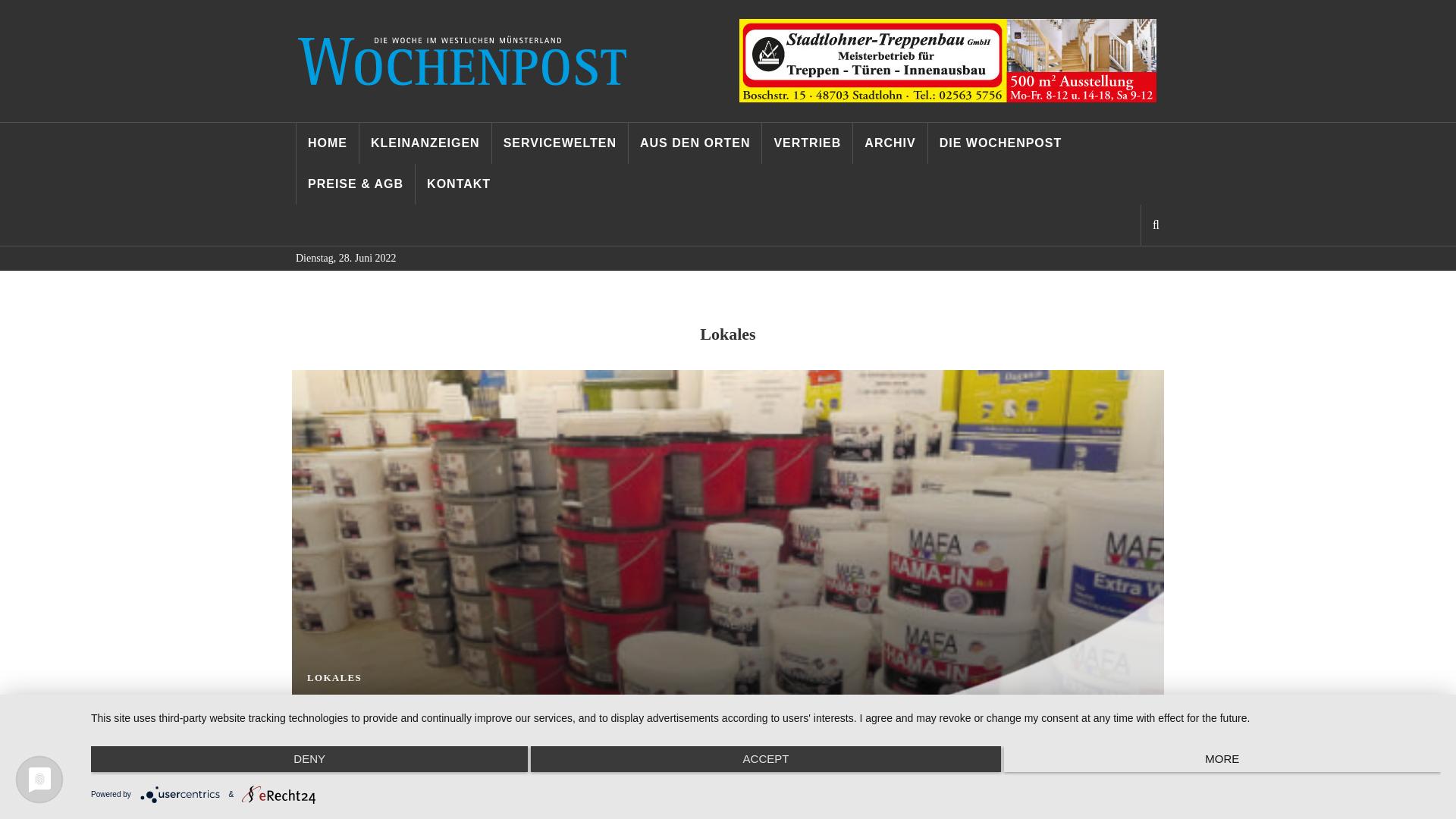 Website User Bewertung zu servicewelten.wochenpost-online.de