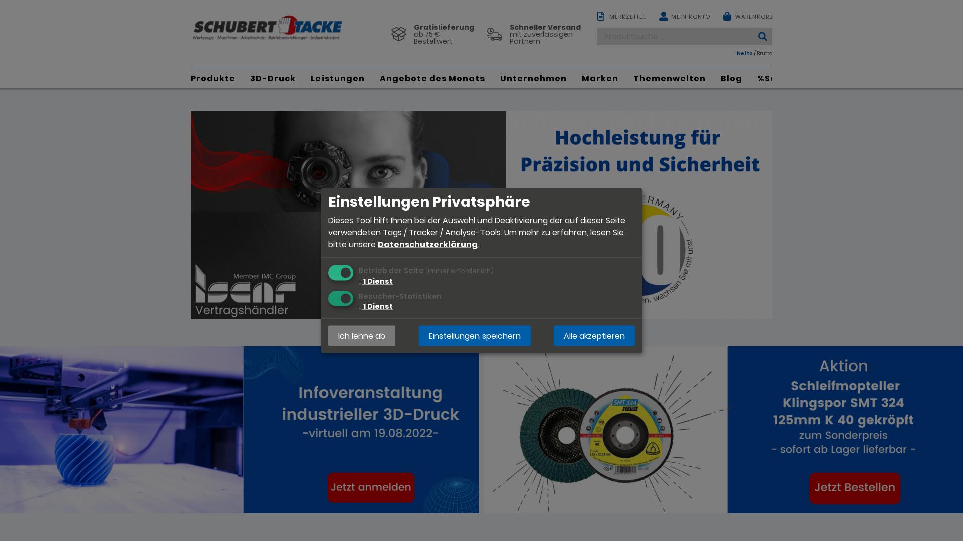 Website User Bewertung zu shop.schubert-tacke.de