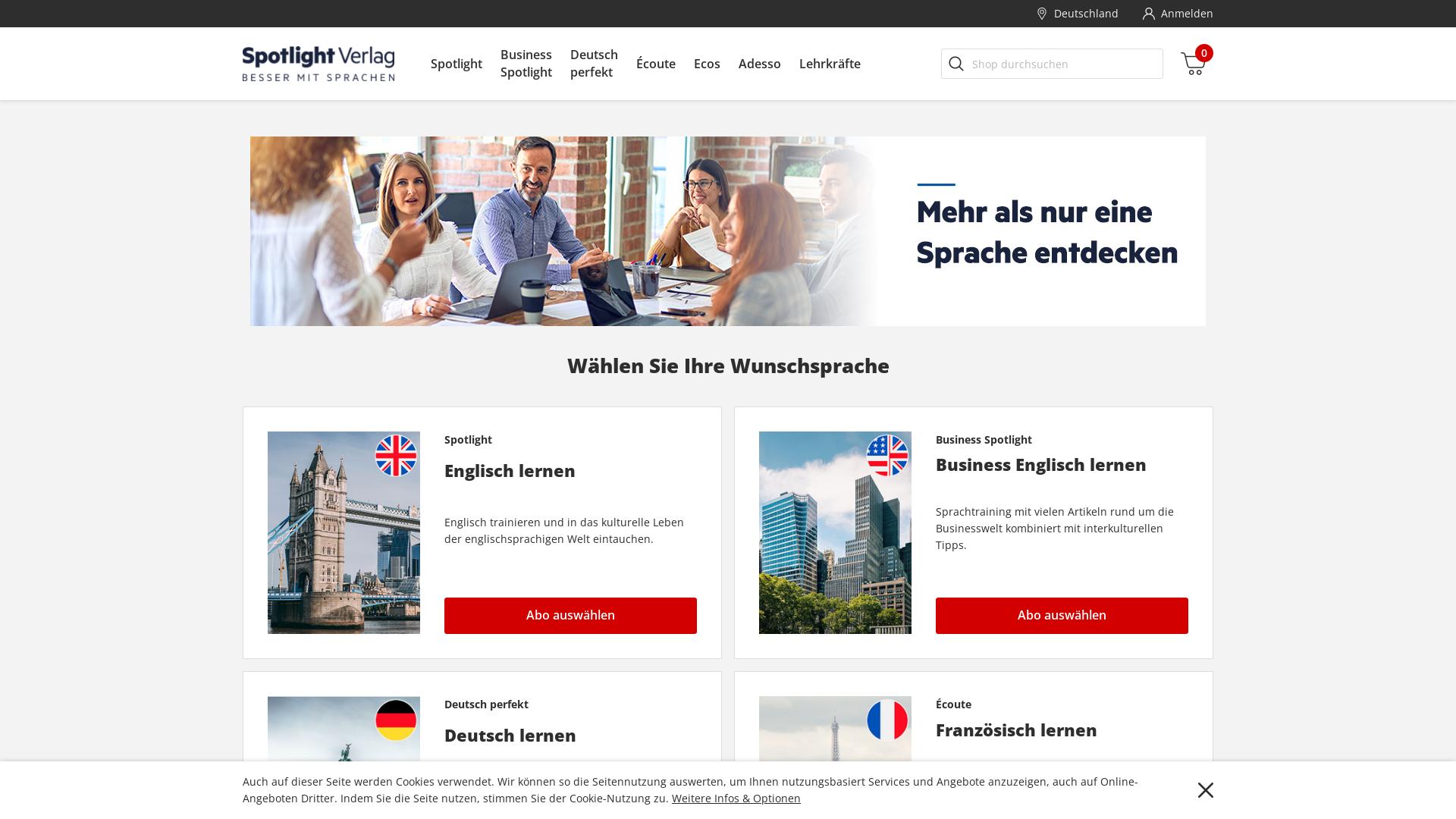 Website User Bewertung zu shop.spotlight-verlag.de