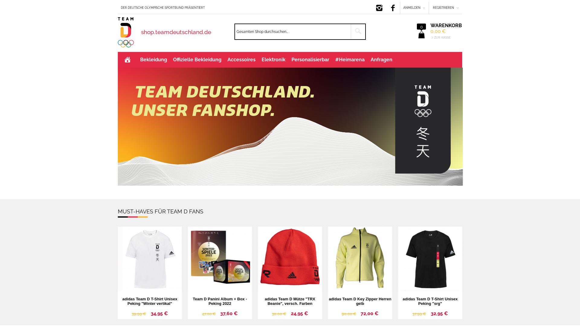 Website User Bewertung zu shop.teamdeutschland.de