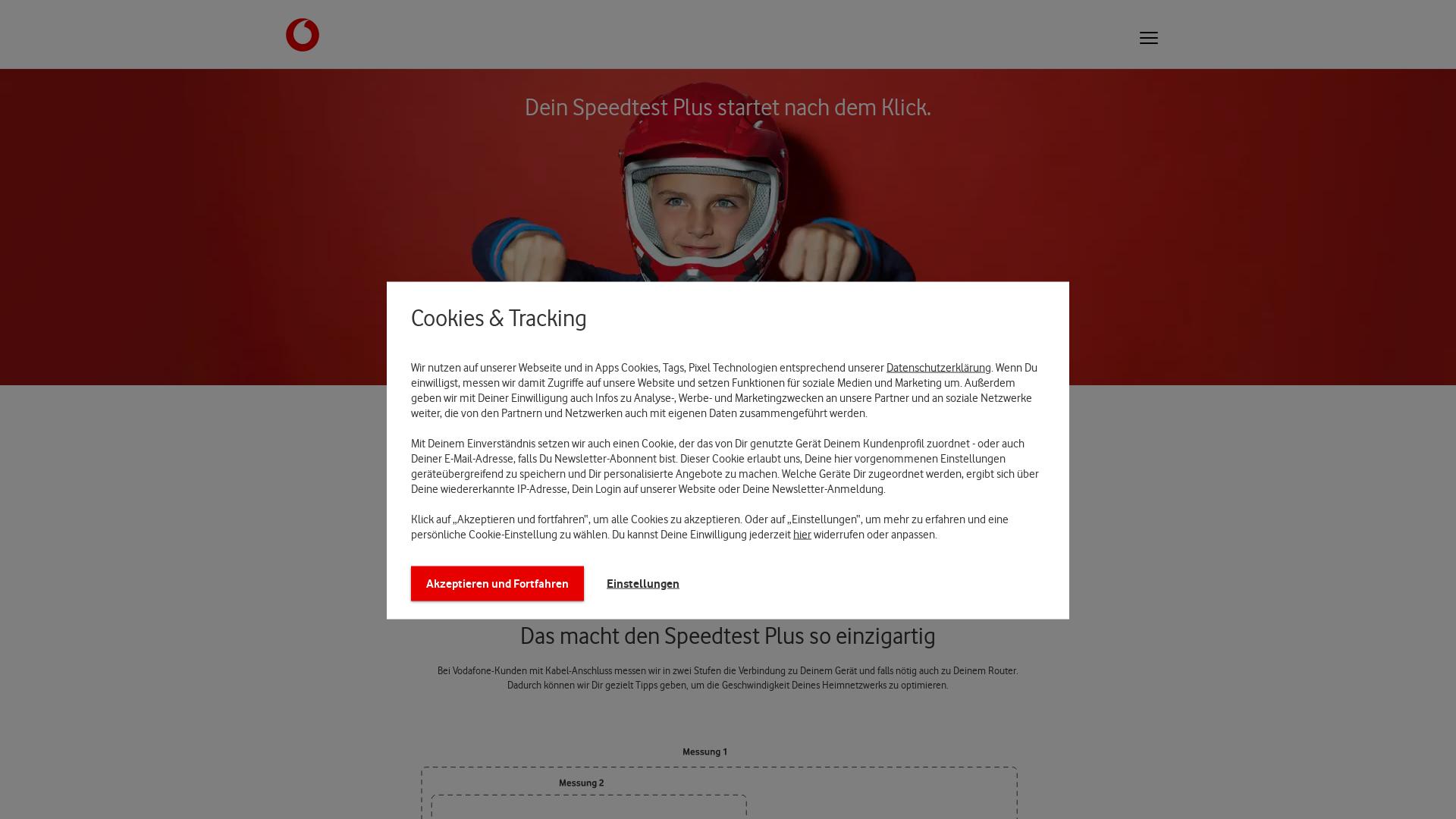Website User Bewertung zu speedtest.vodafone.de