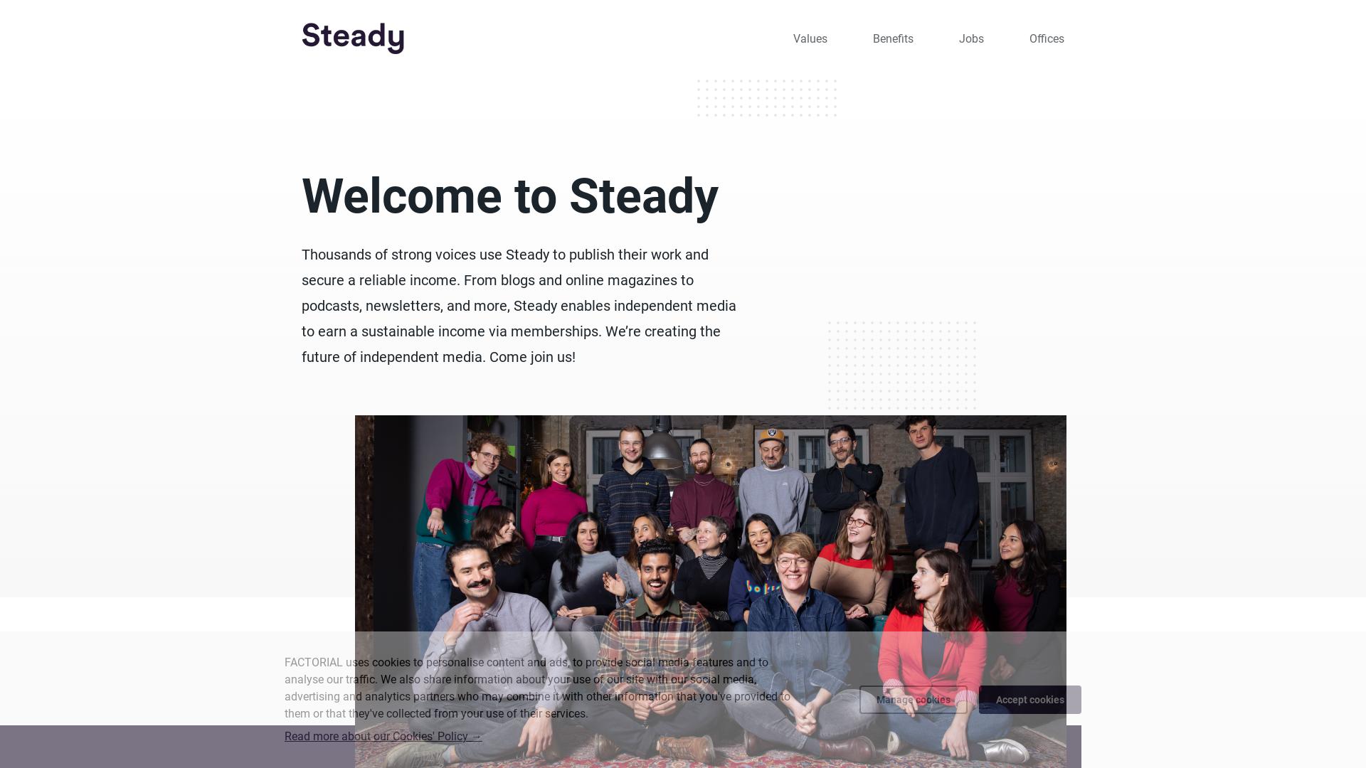 Website User Bewertung zu steady.factorialhr.com
