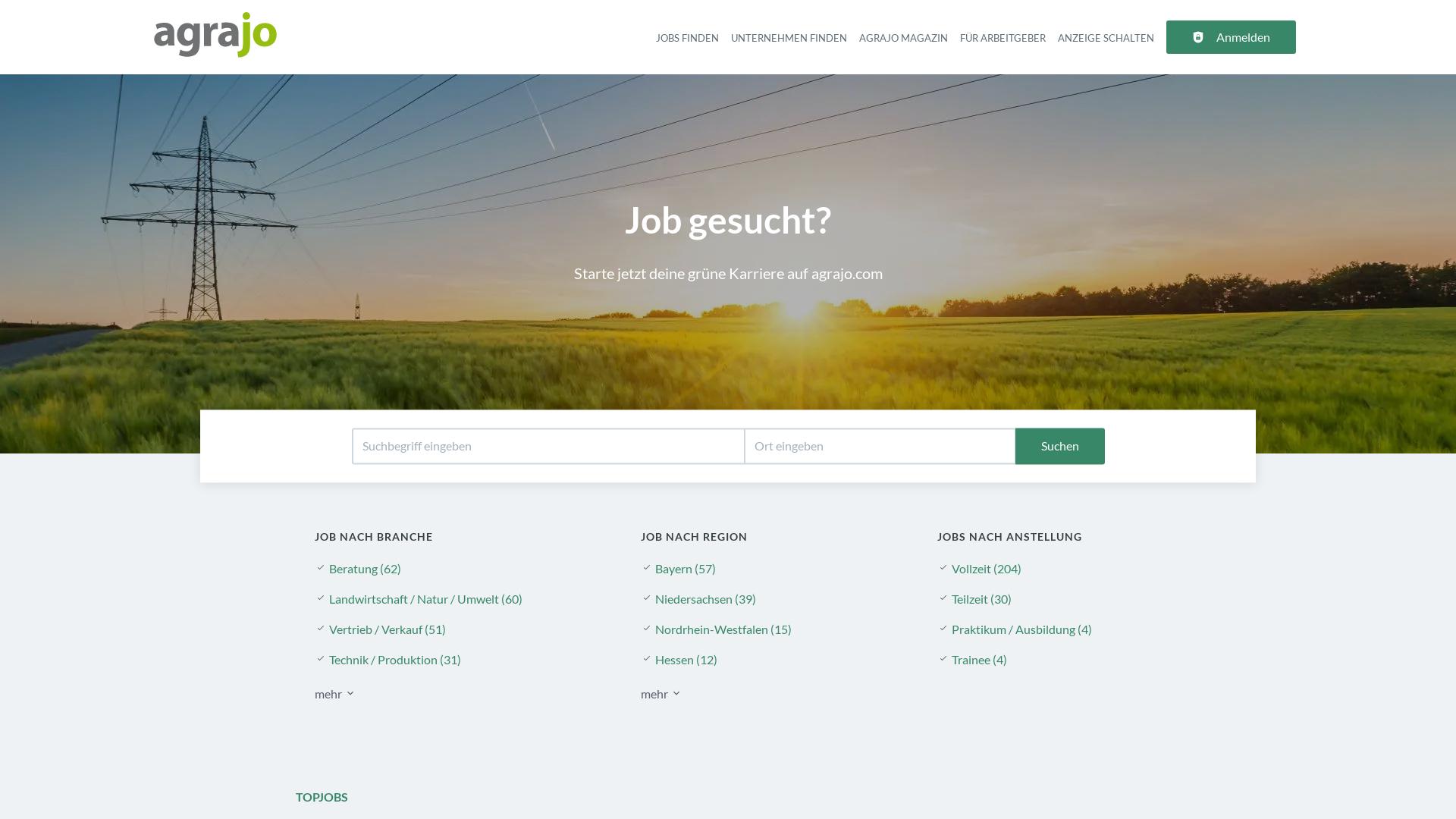 Website User Bewertung zu stellenmarkt.agrajo.com