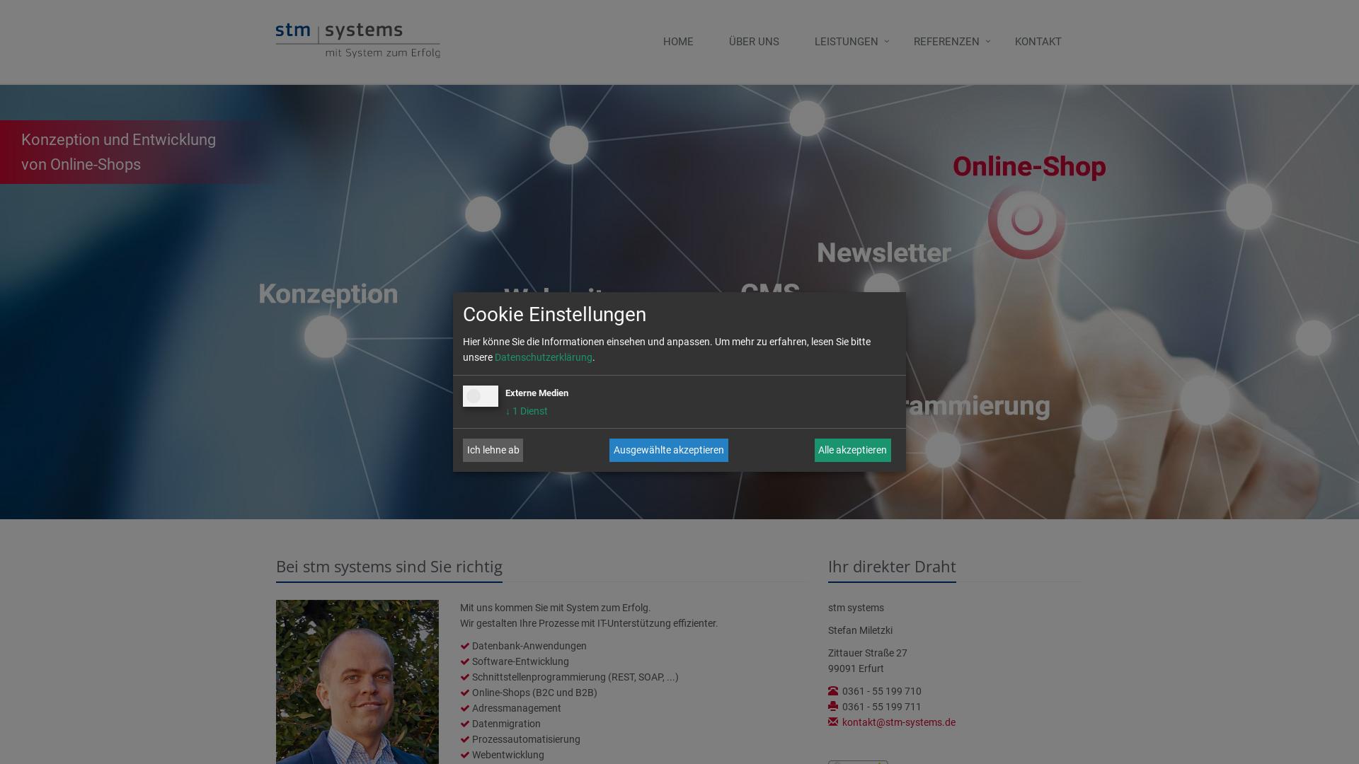 Website User Bewertung zu stm-systems.de