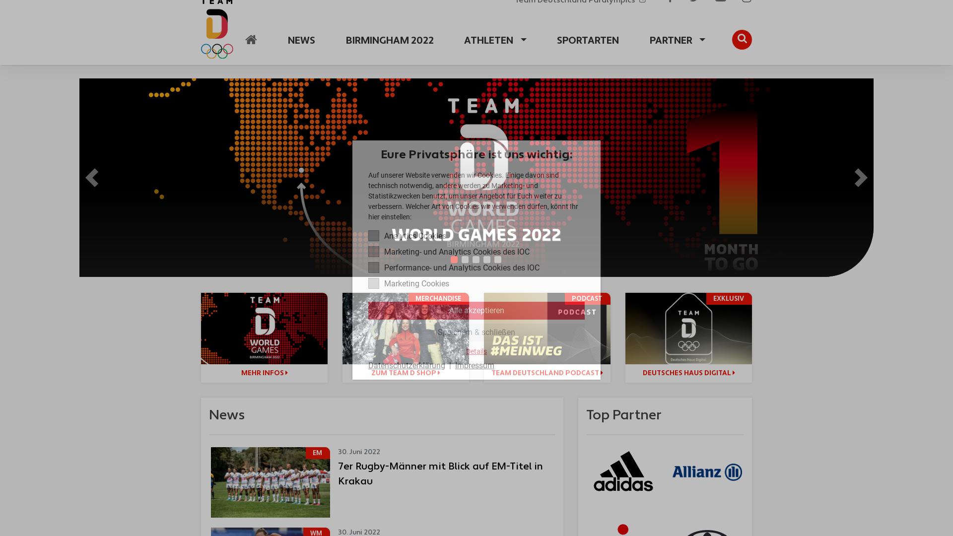 Website User Bewertung zu teamdeutschland.de