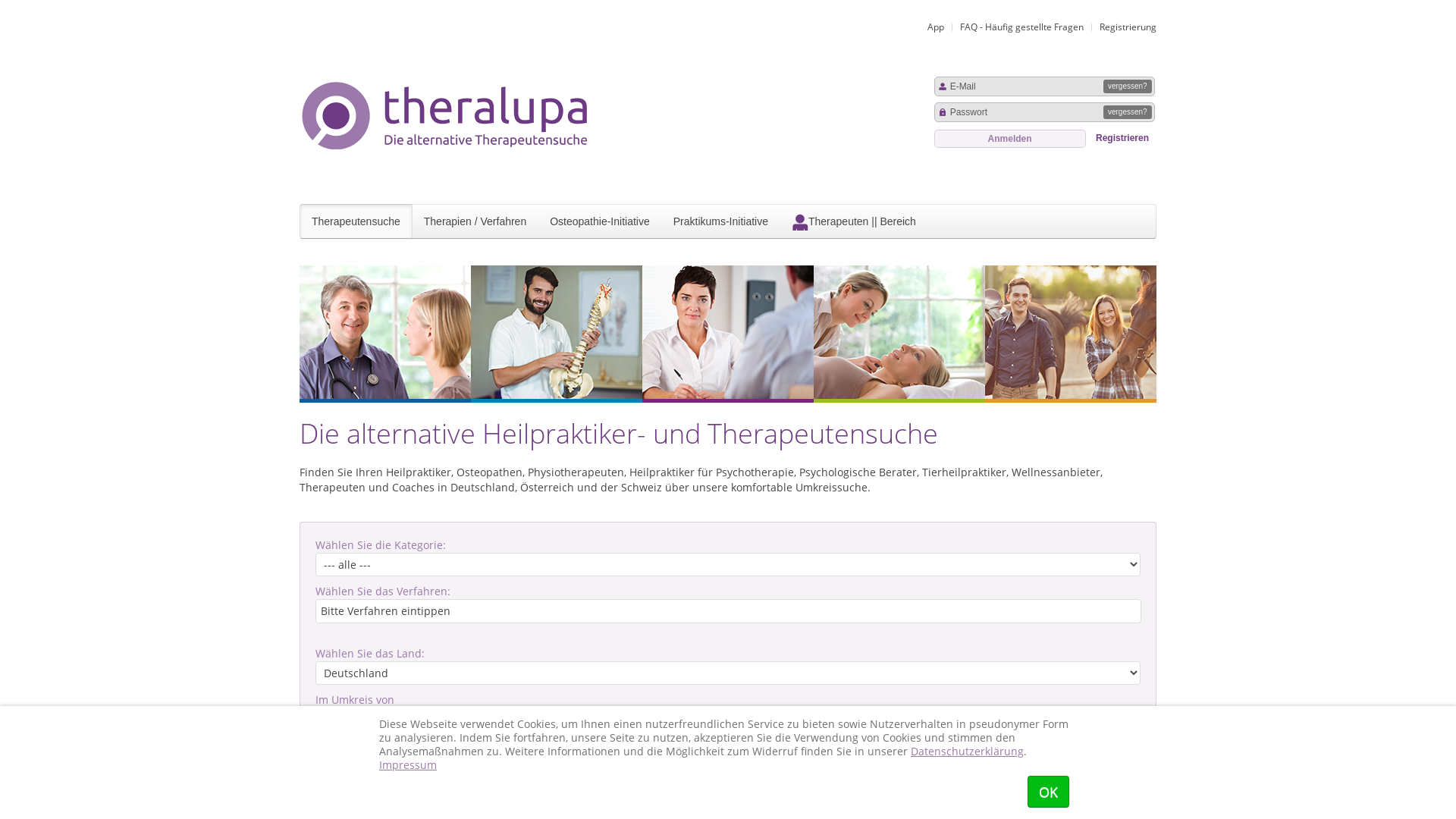 Website User Bewertung zu theralupa.de