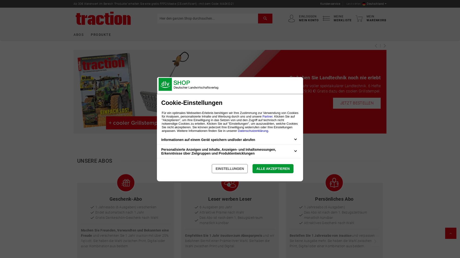 Website User Bewertung zu traction.dlv-shop.de