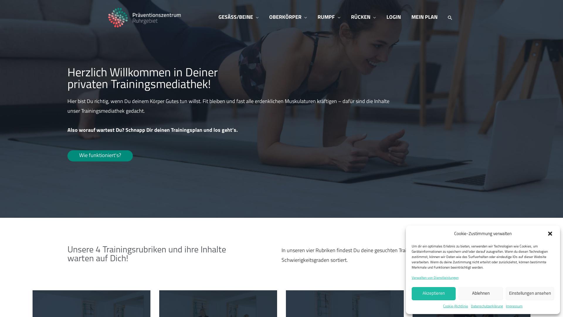 Website User Bewertung zu trainingsmediathek.praeventionszentrum-ruhrgebiet.de