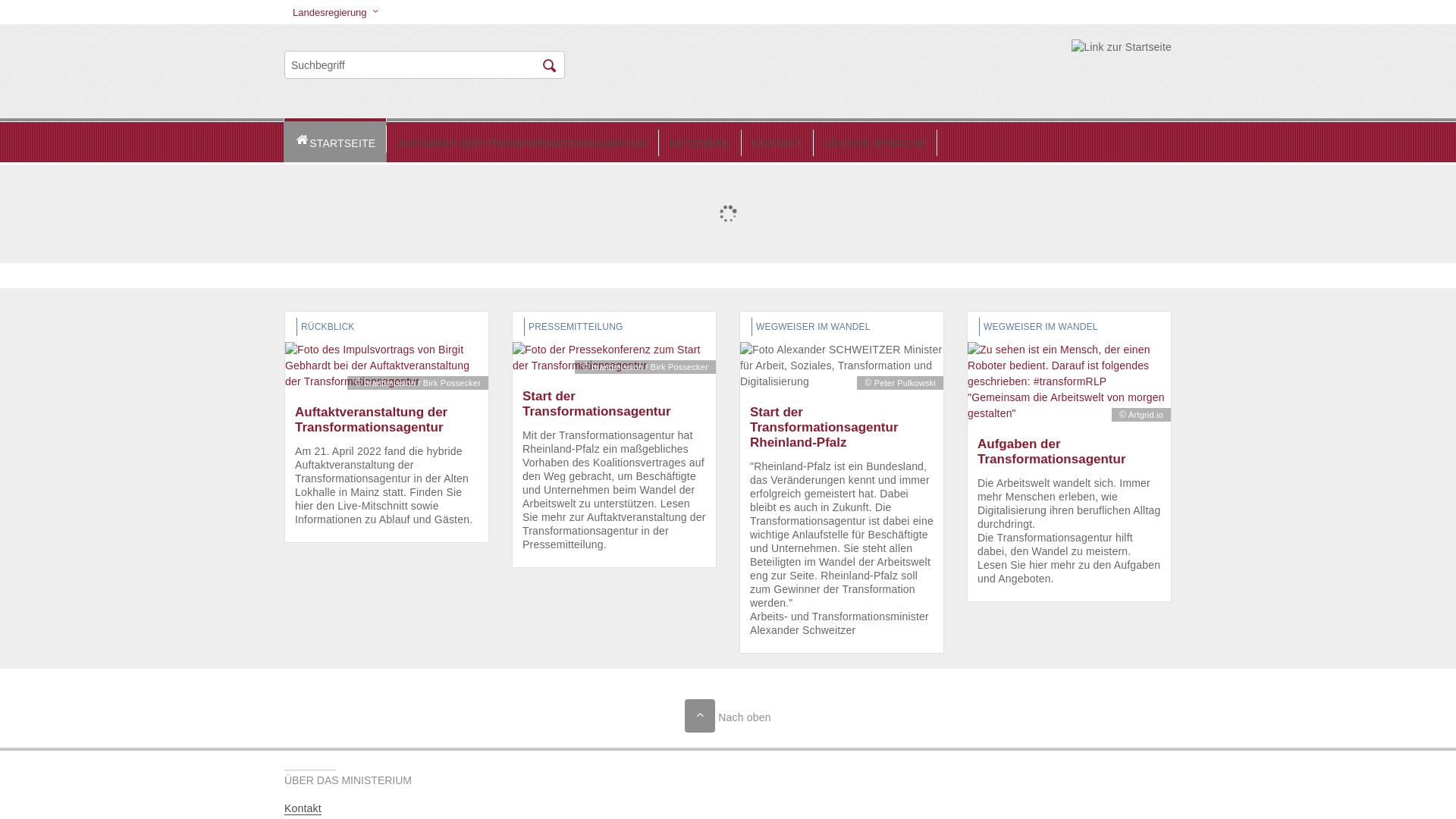 Website User Bewertung zu transformationsagentur.rlp.de