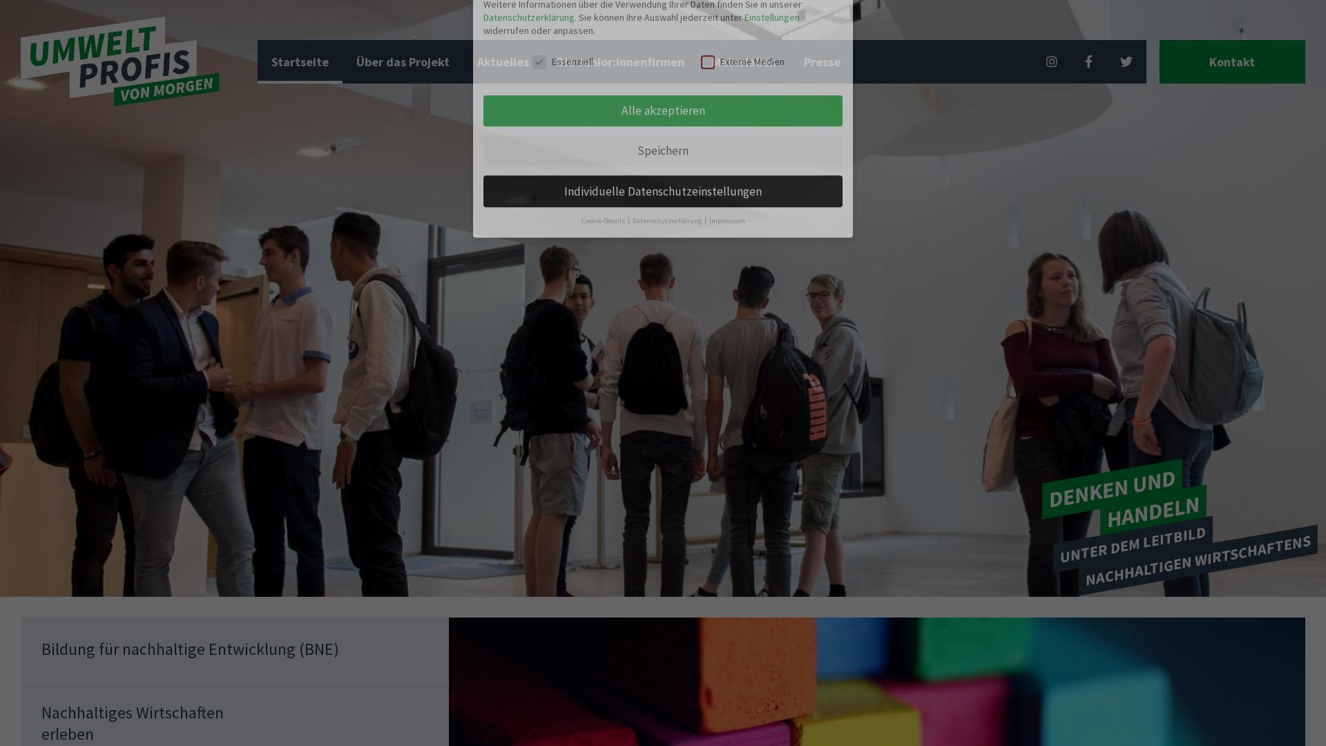 Website User Bewertung zu umweltprofisvonmorgen.de