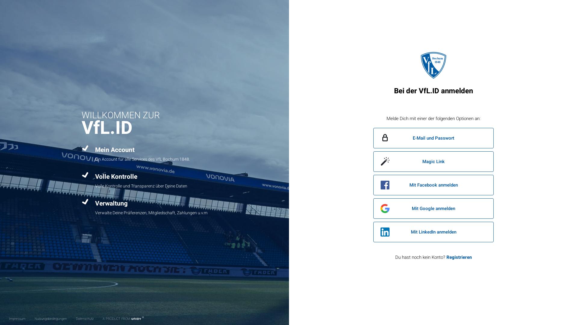 Website User Bewertung zu vfl1848.unidy.de