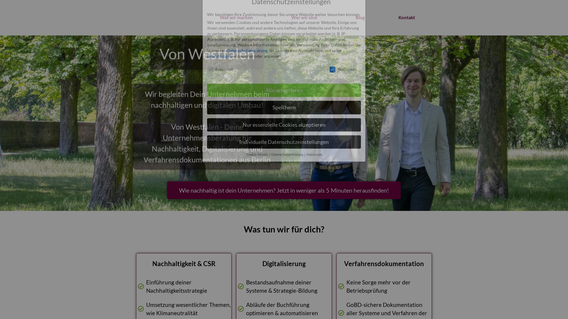 Website User Bewertung zu vonwestfalen.de