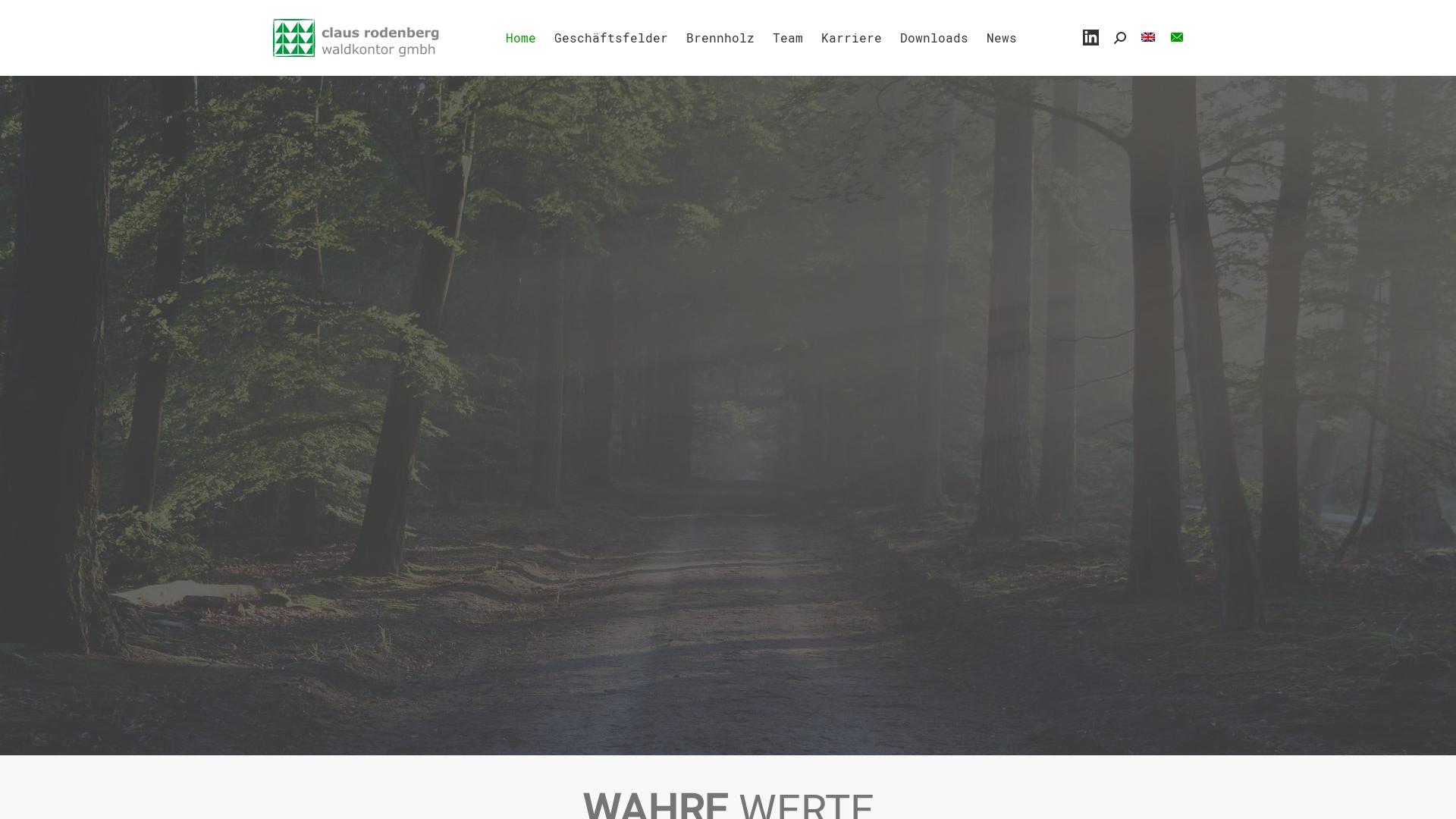 Website User Bewertung zu waldkontor.com