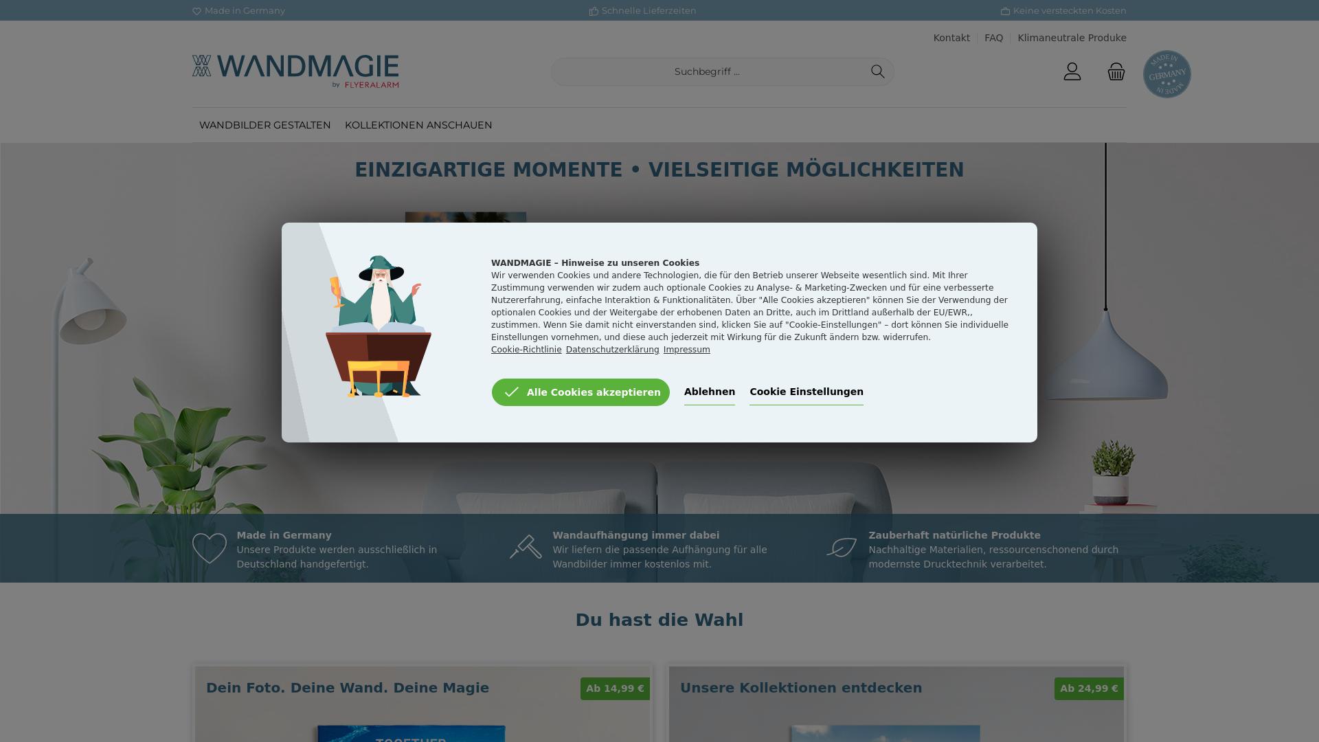 Website User Bewertung zu wandmagie.de