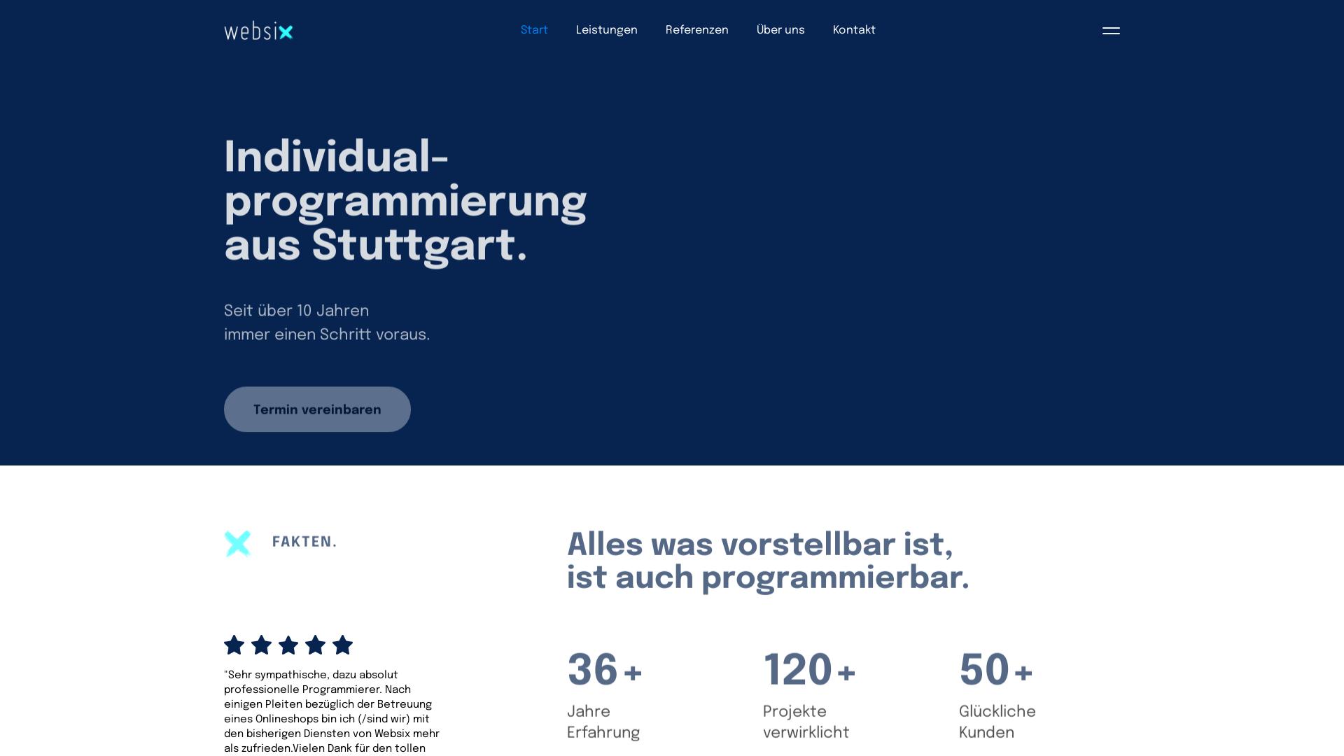 Website User Bewertung zu websix.de