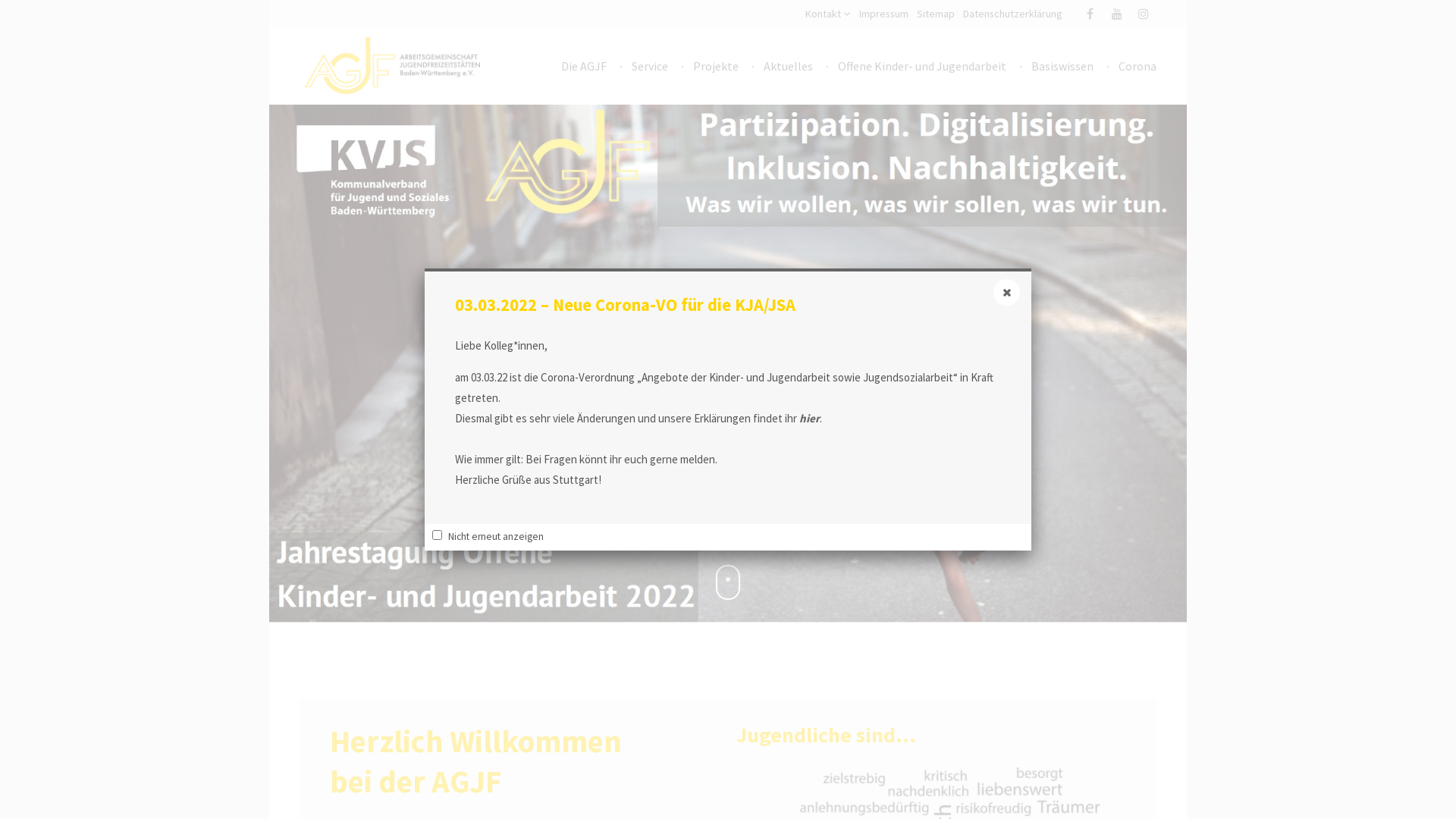 Website User Bewertung zu www.agjf.de