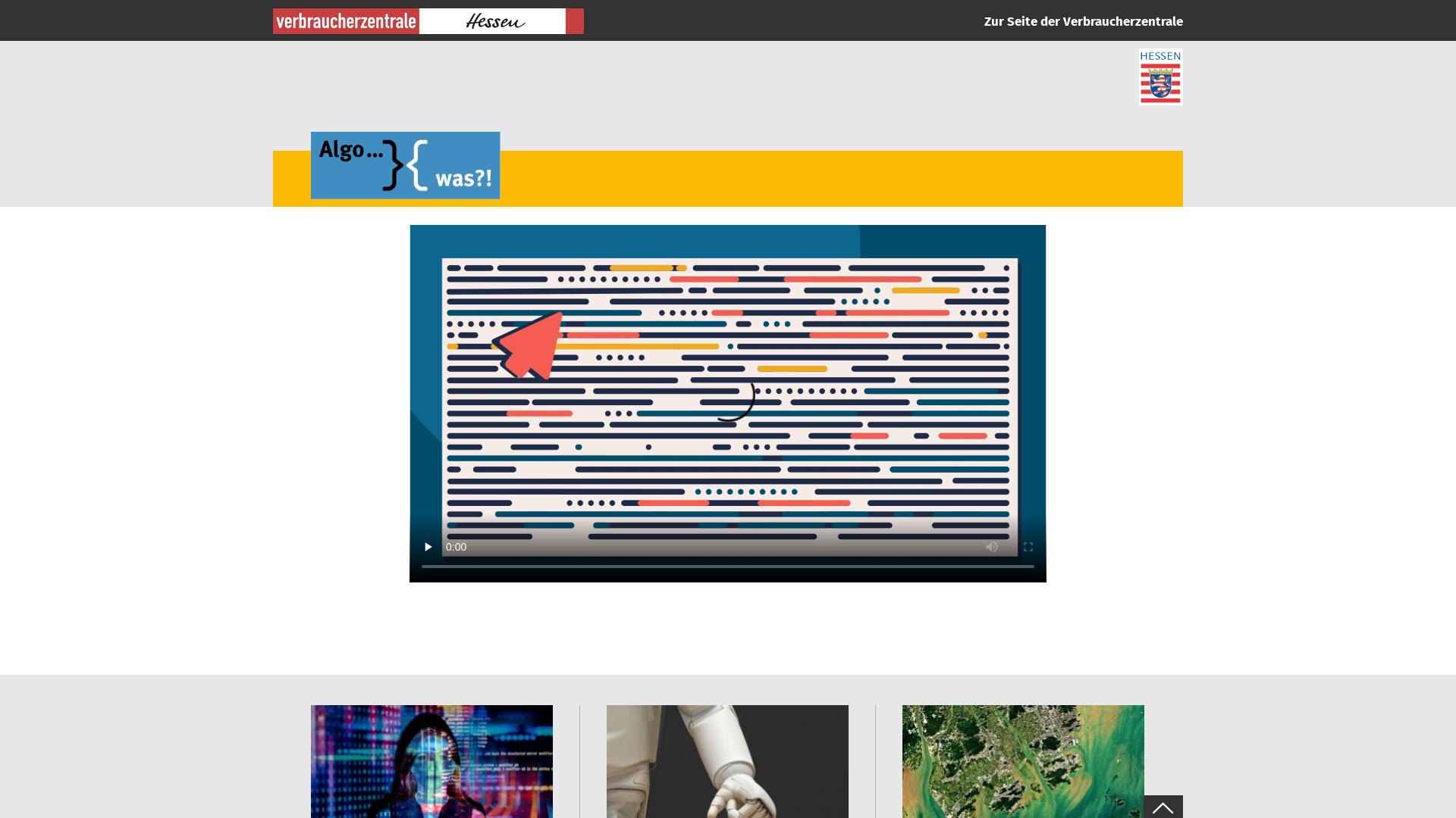 Website User Bewertung zu www.algo-was.de