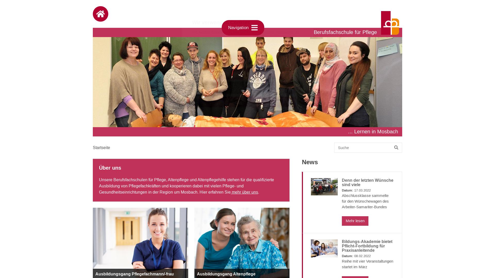Website User Bewertung zu www.altenpflegeschule-mosbach.de