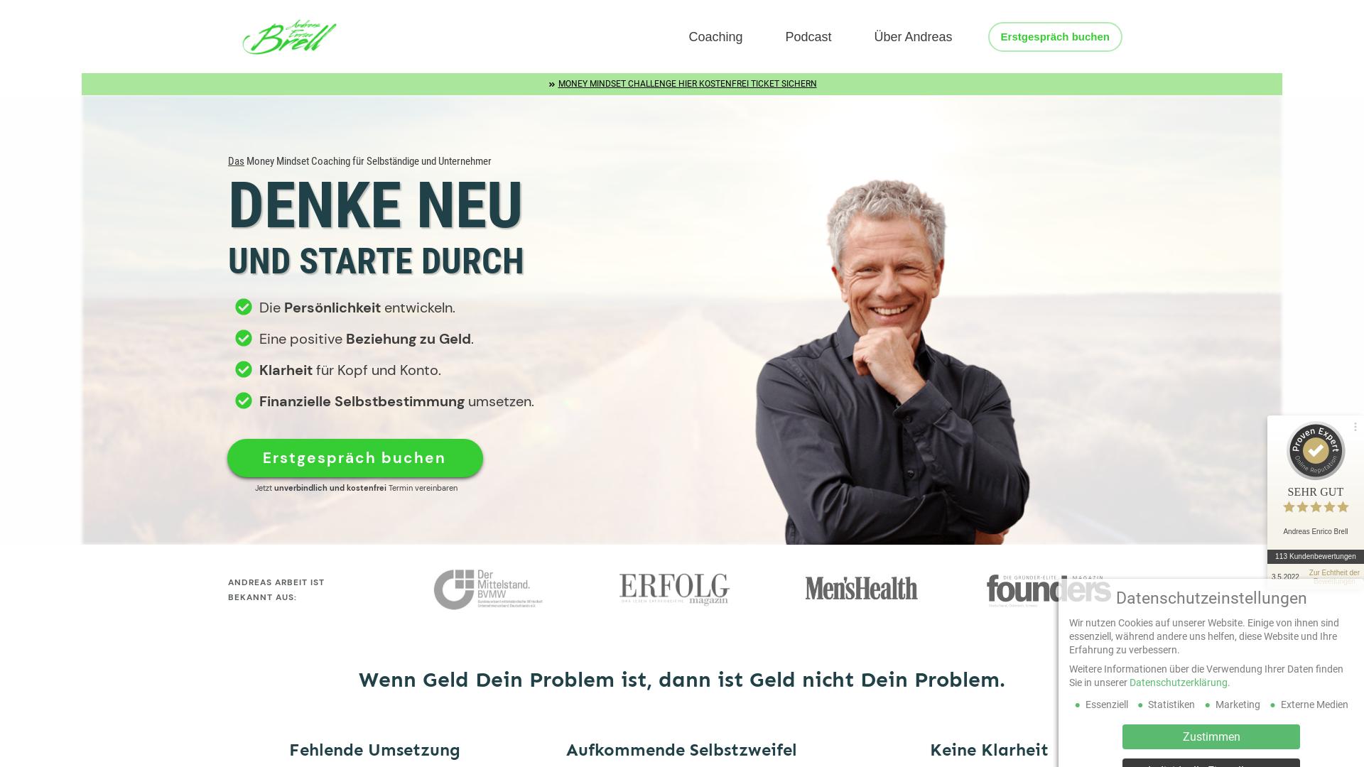 Website User Bewertung zu www.andreas-enrico-brell.com