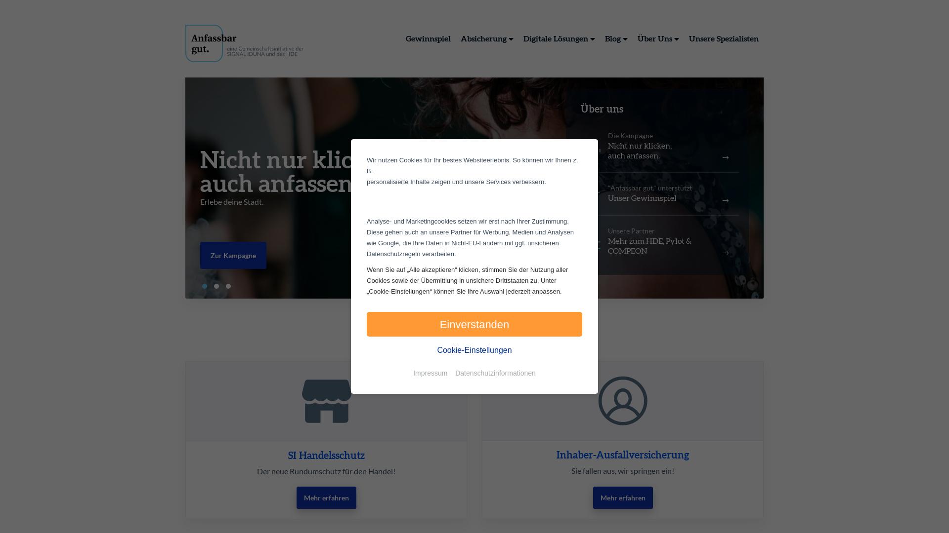 Website User Bewertung zu www.anfassbargut.com
