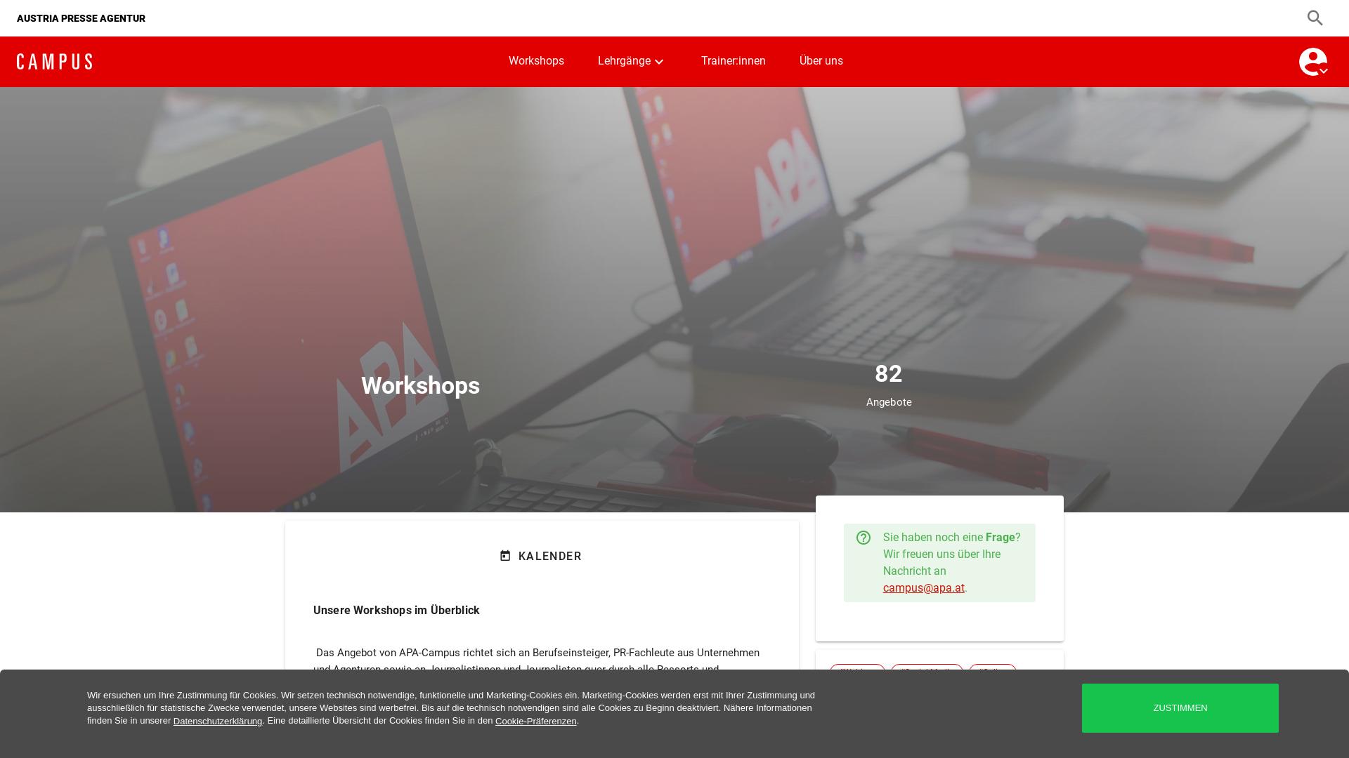 Website User Bewertung zu www.apa-campus.at