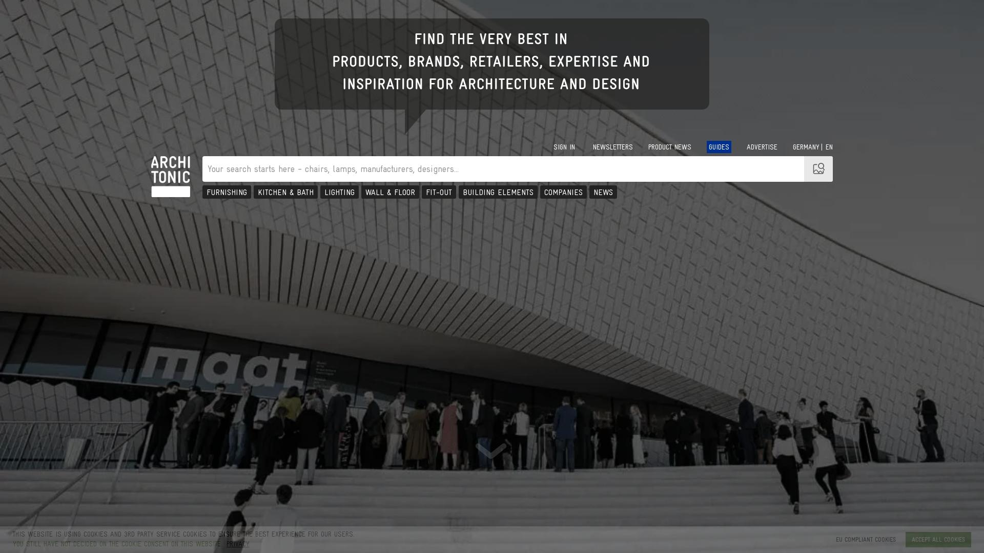 Website User Bewertung zu www.architonic.com