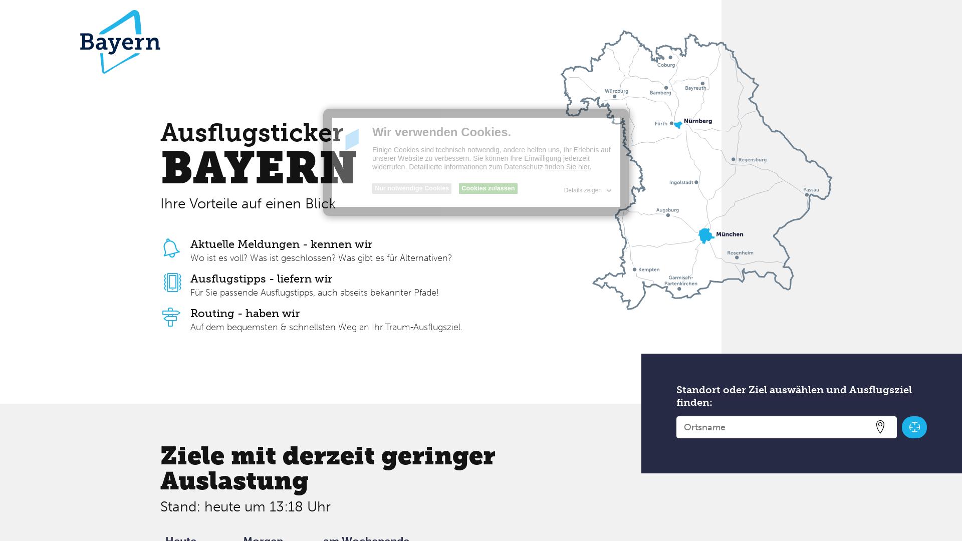 Website User Bewertung zu www.ausflugsticker.bayern