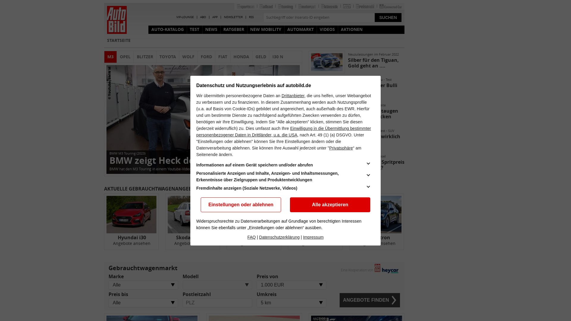Website User Bewertung zu www.autobild.de
