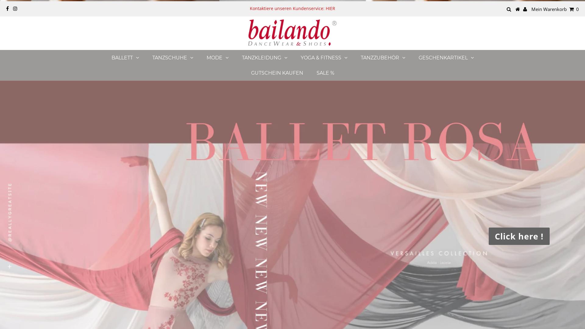 Website User Bewertung zu www.bailando-shop.de