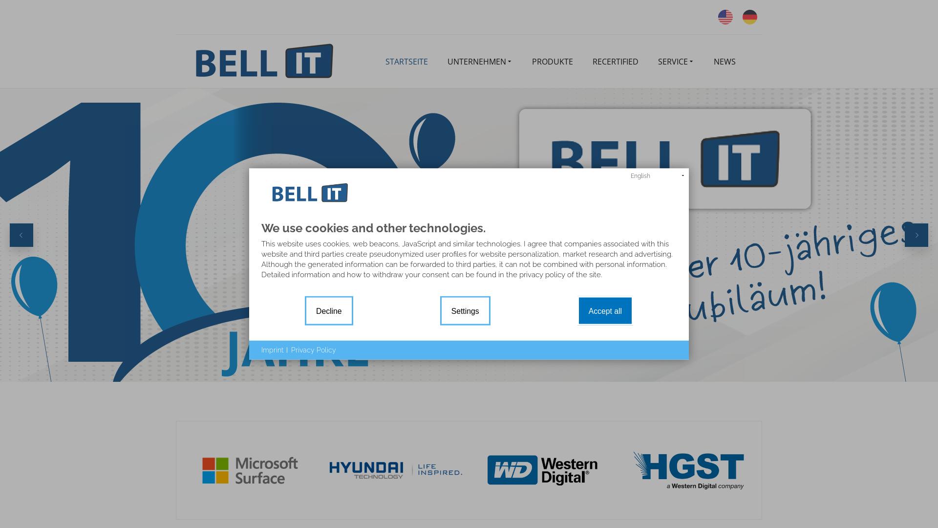 Website User Bewertung zu www.bell-it.de