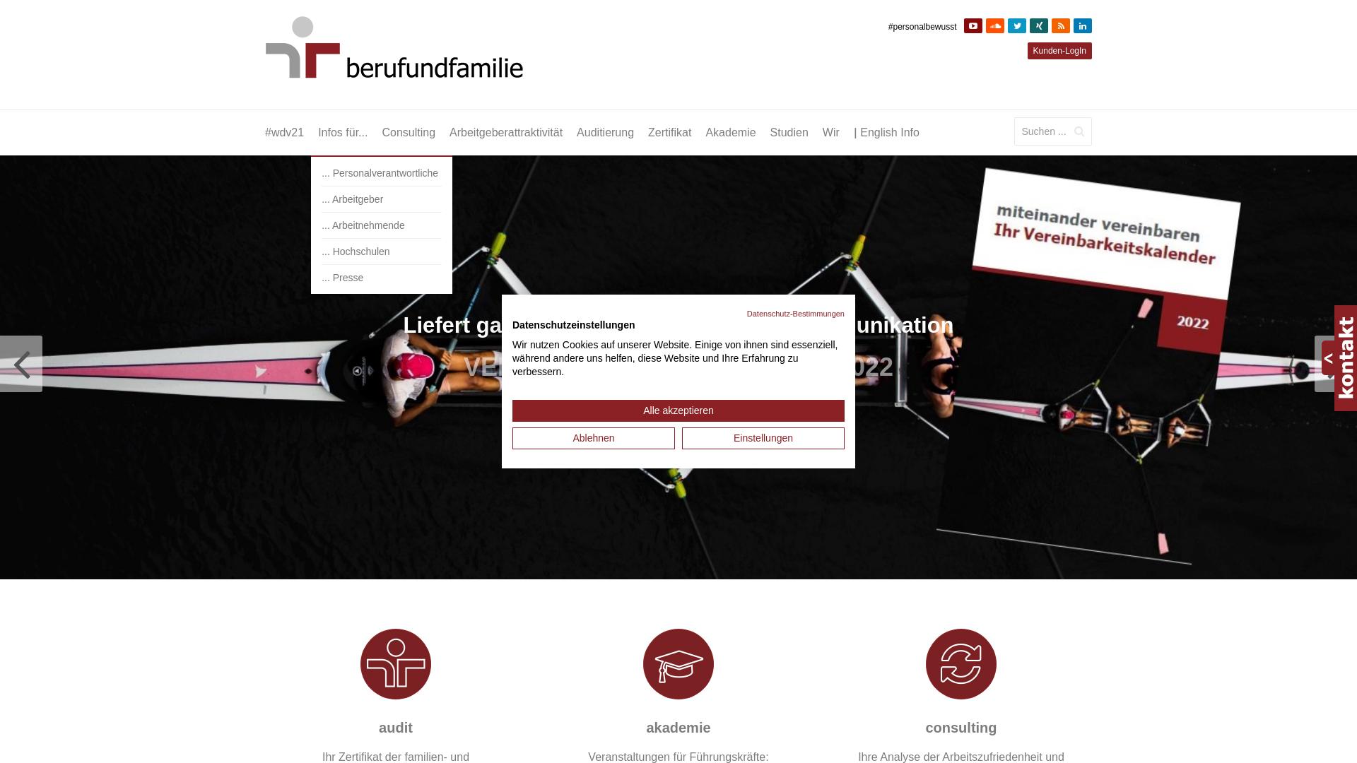 Website User Bewertung zu www.berufundfamilie.de