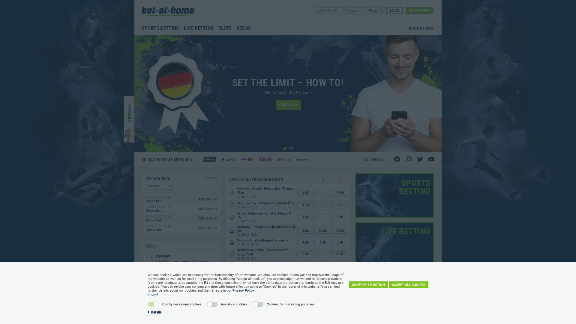 Website User Bewertung zu www.bet-at-home.com