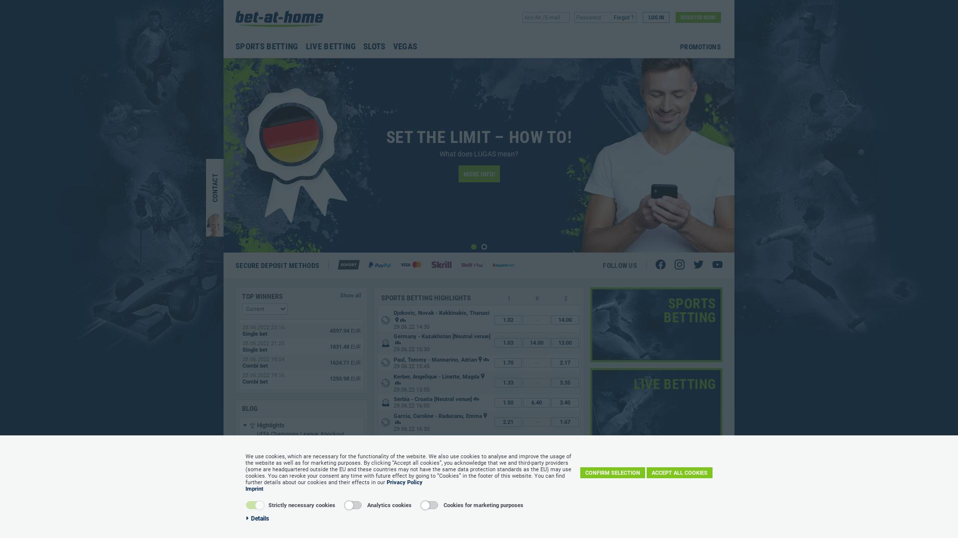 Website User Bewertung zu www.bet-at-home.de