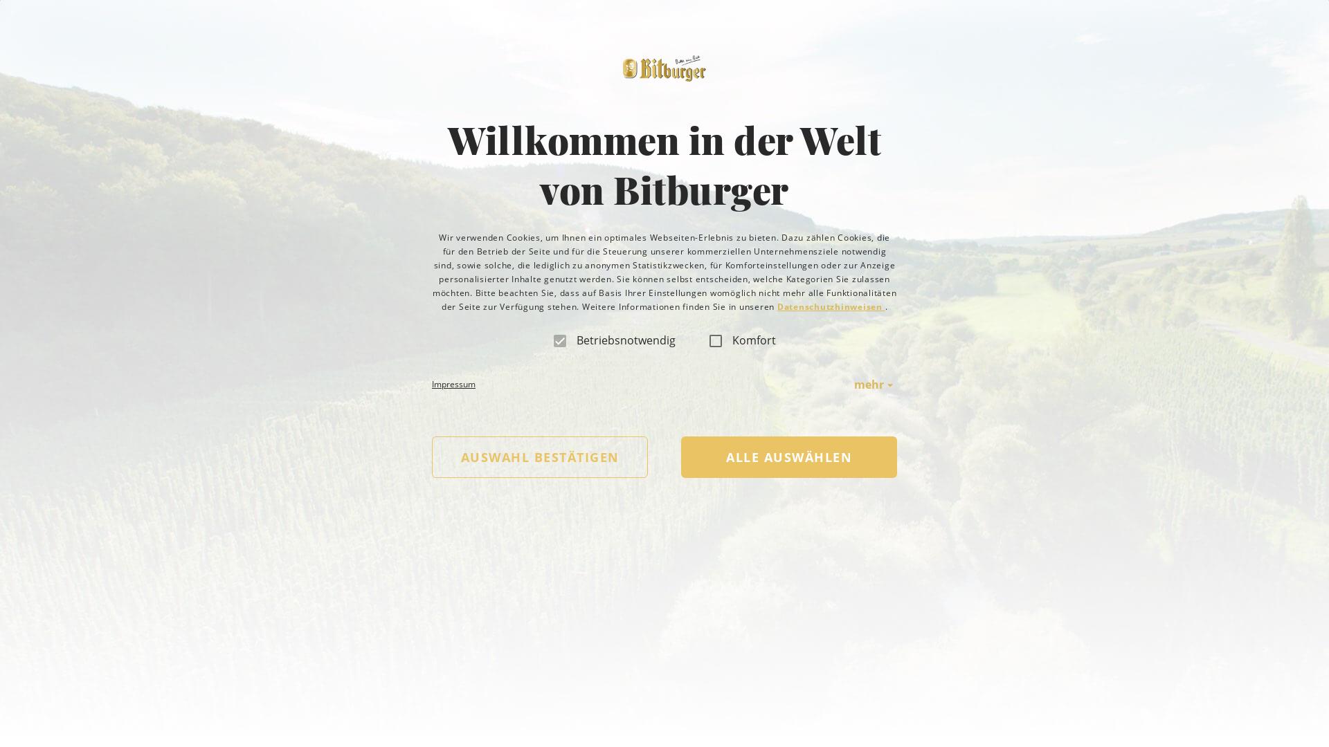 Website User Bewertung zu www.bitburger.de