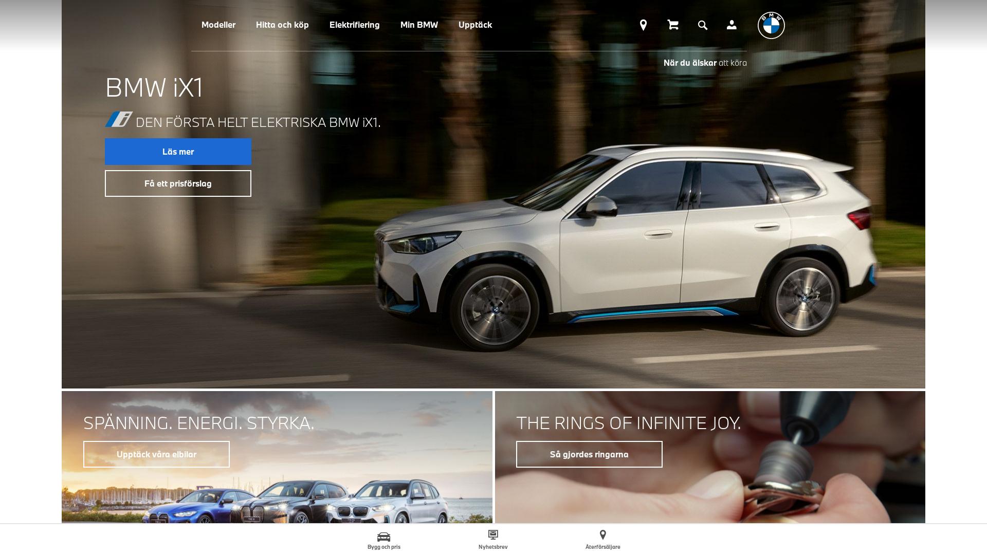 Website User Bewertung zu www.bmw.se