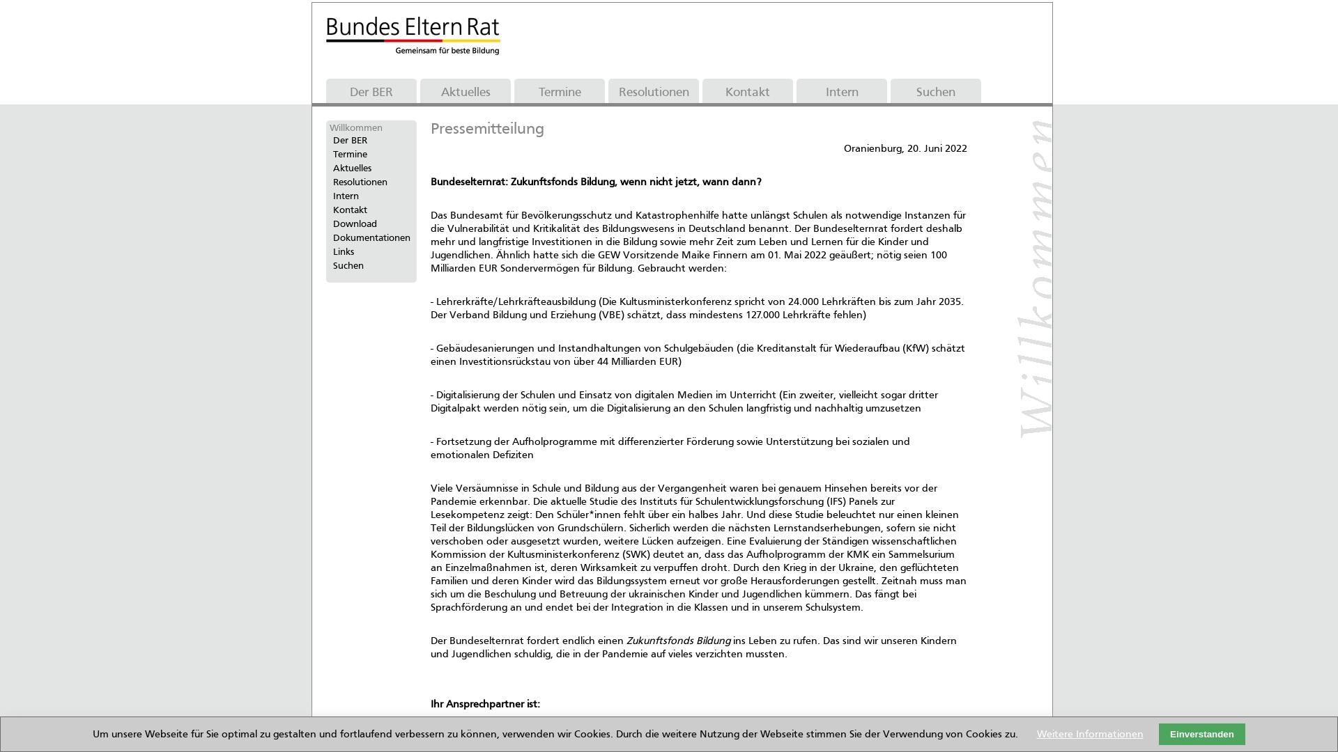 Website User Bewertung zu www.bundeselternrat.de