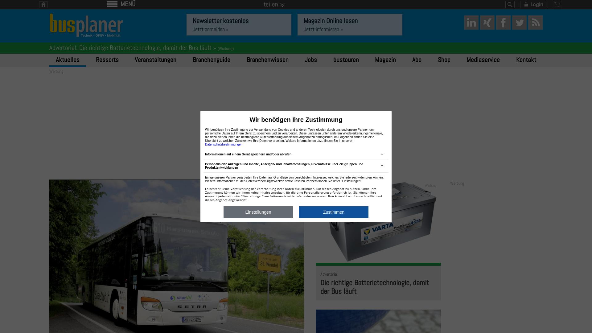 Website User Bewertung zu www.busplaner.de