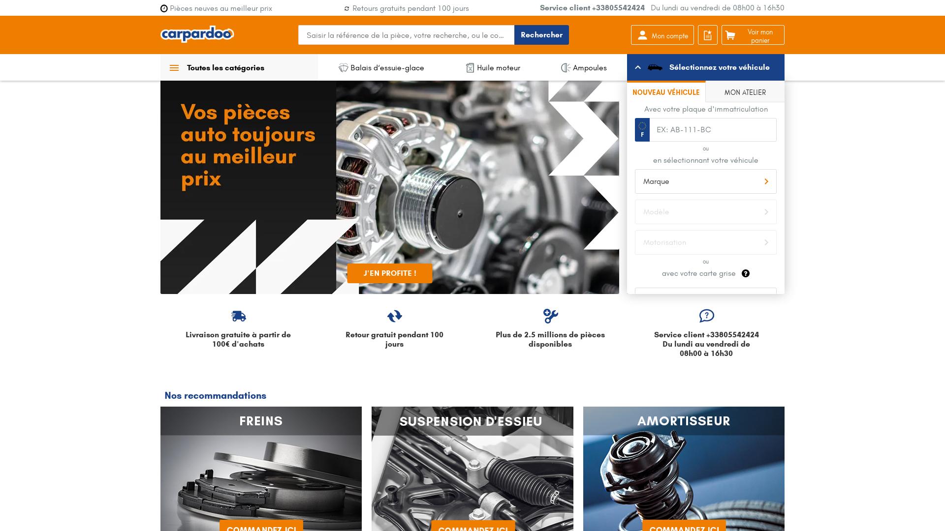 Website User Bewertung zu www.carpardoo.fr