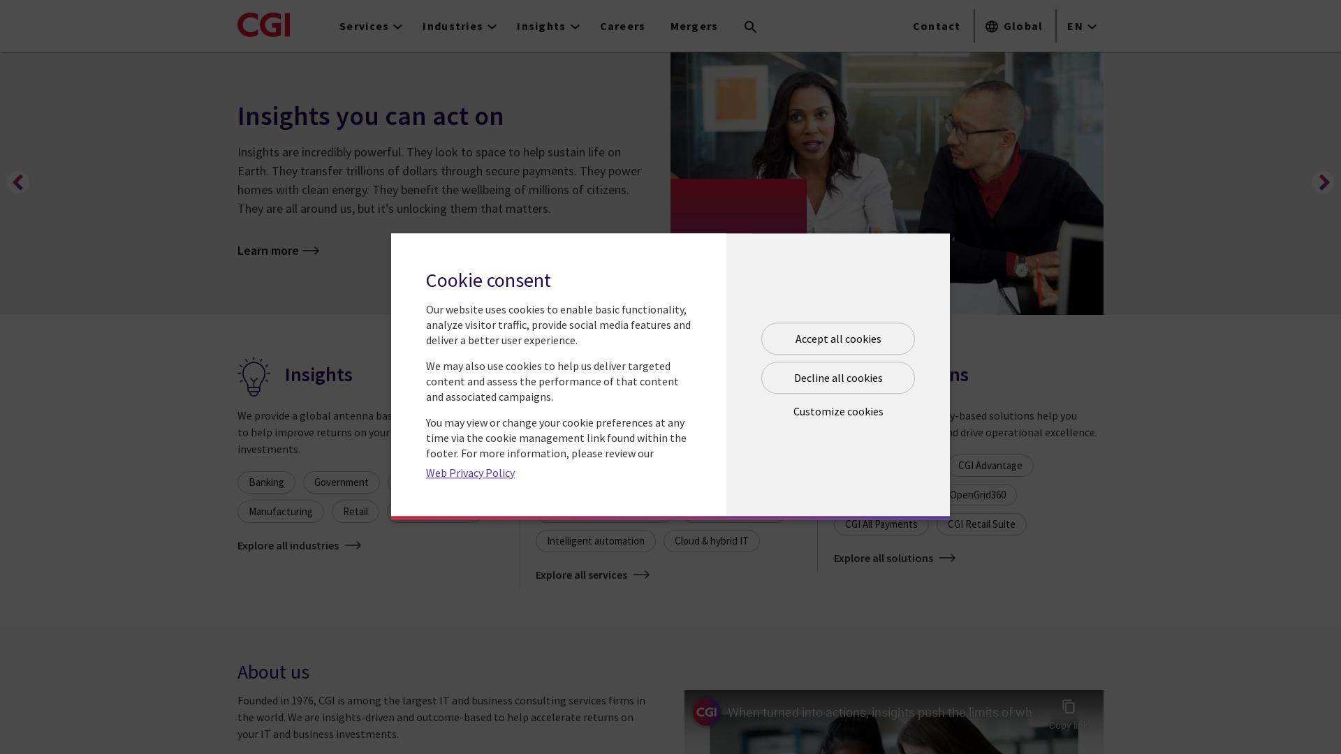 Website User Bewertung zu www.cgi.com