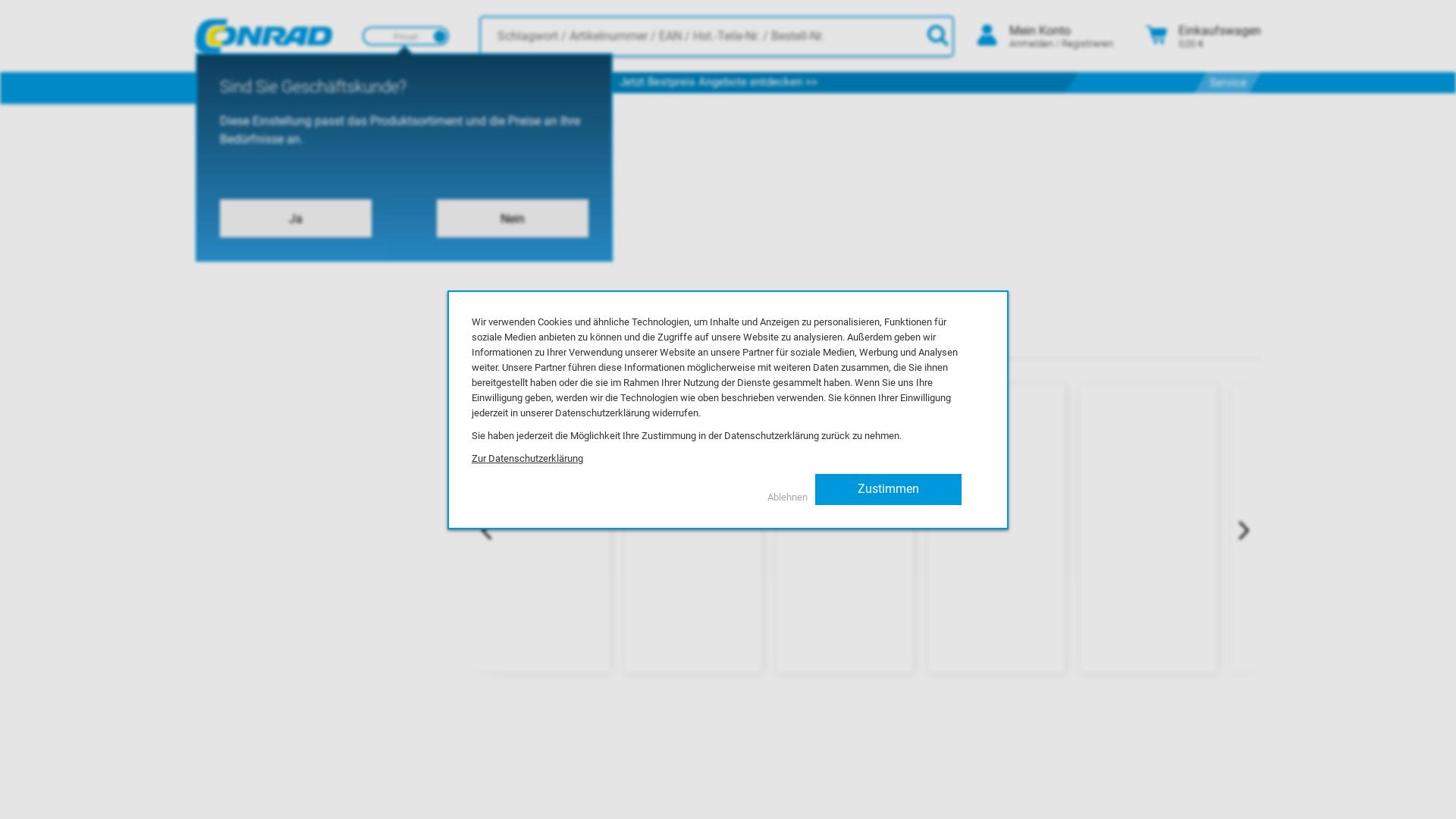 Website User Bewertung zu www.conrad.de