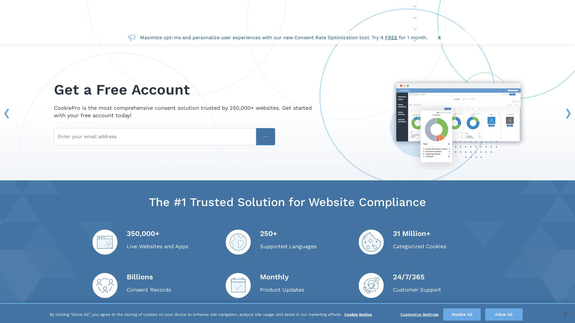 Website User Bewertung zu www.cookiepro.com