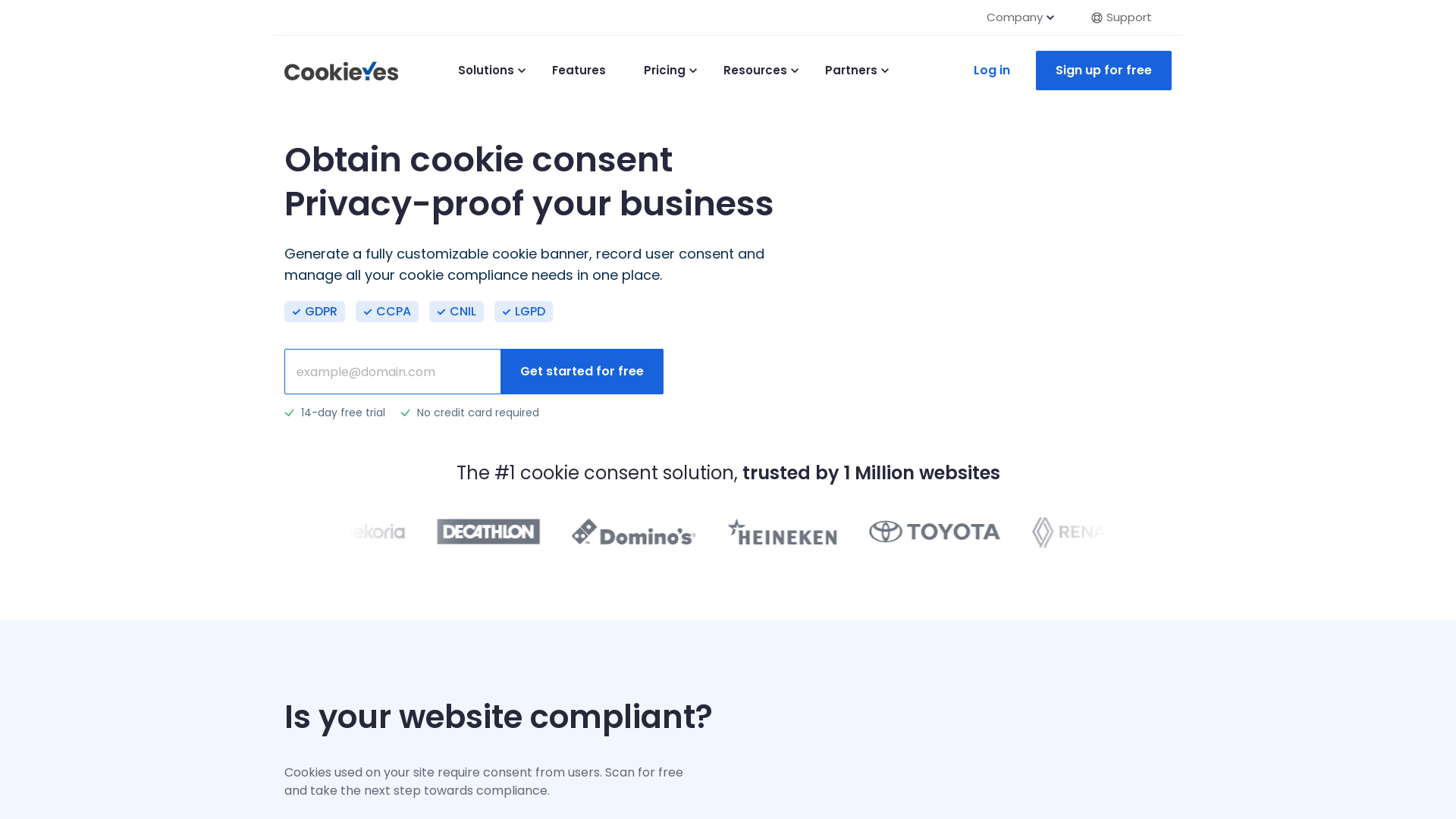 Website User Bewertung zu www.cookieyes.com