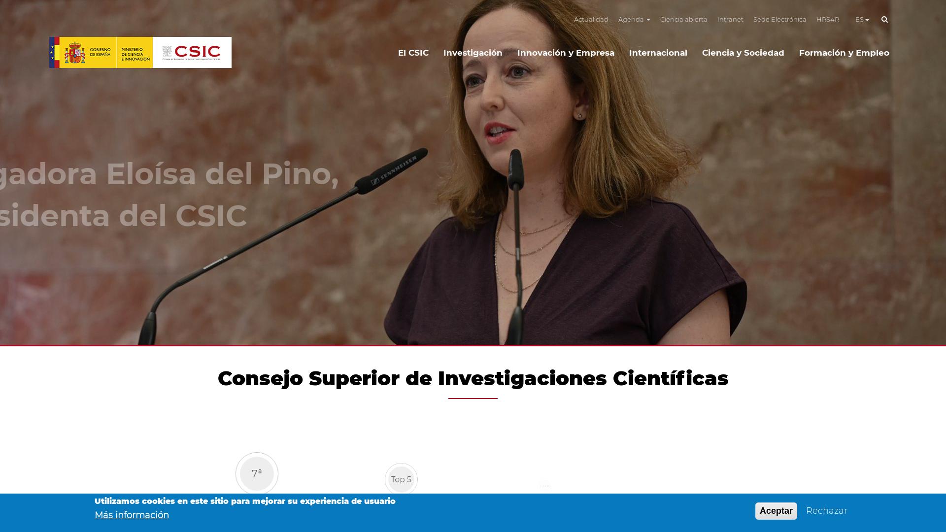 Website User Bewertung zu www.csic.es