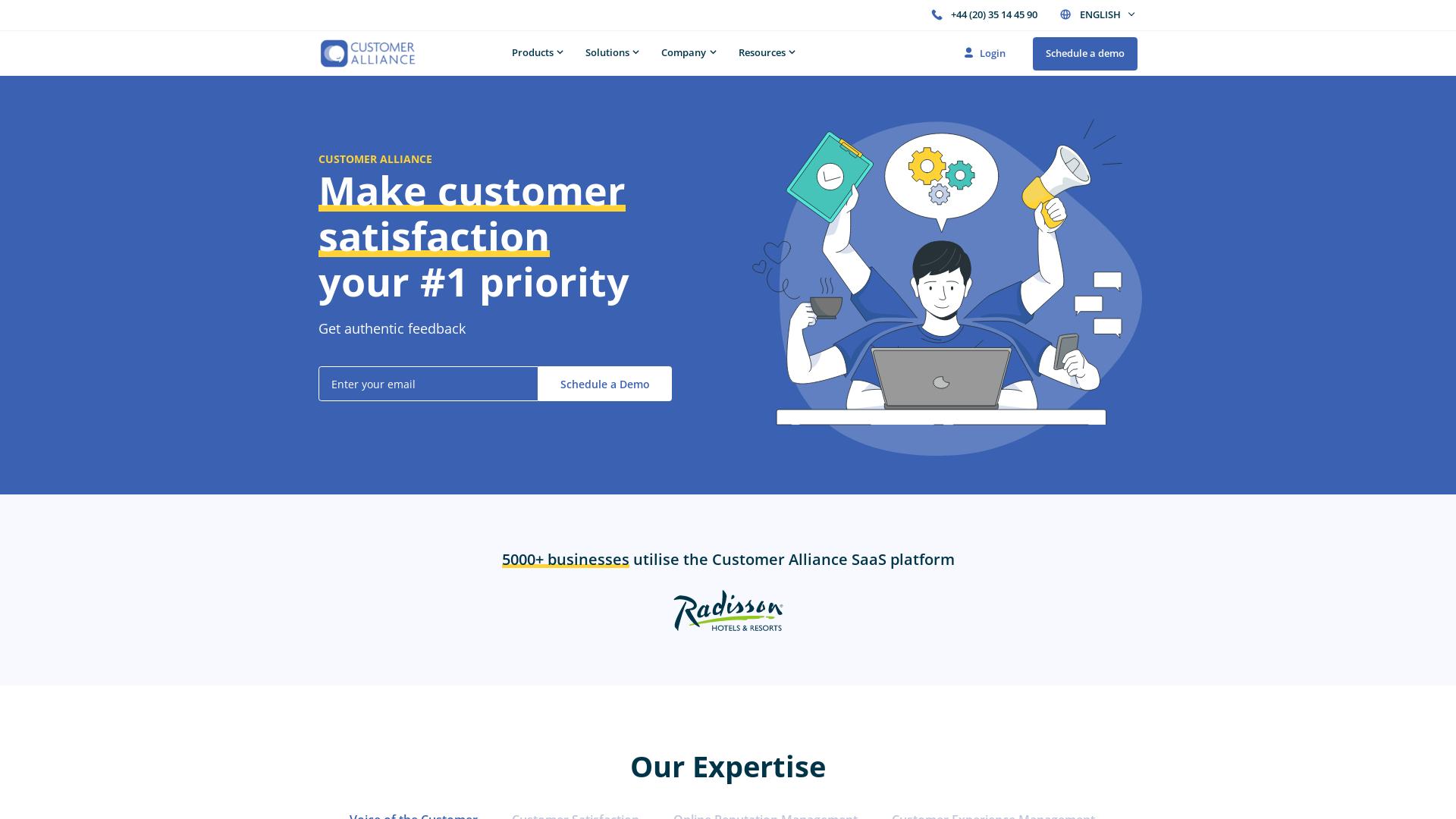 Website User Bewertung zu www.customer-alliance.com
