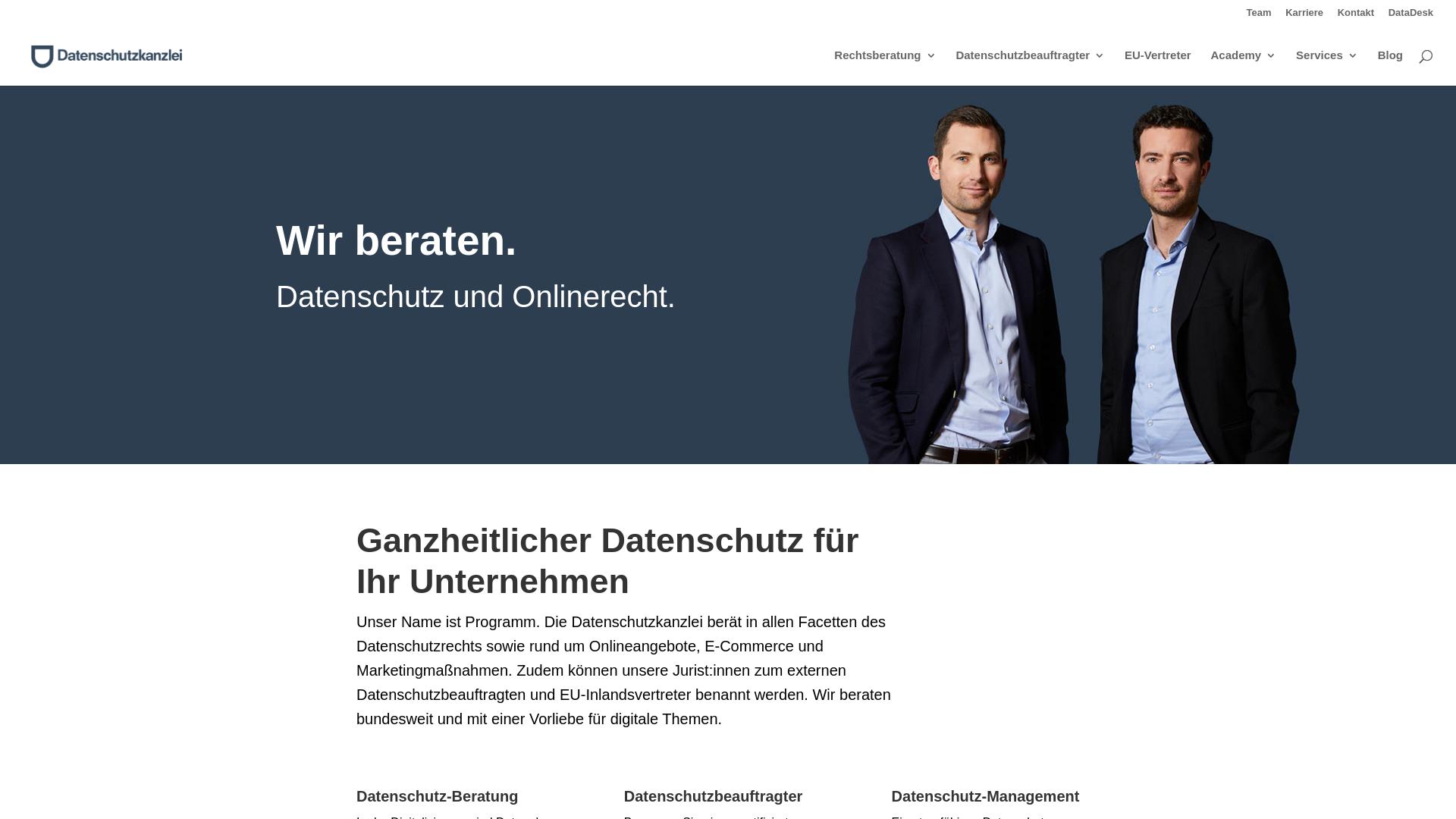 Website User Bewertung zu www.datenschutzkanzlei.de