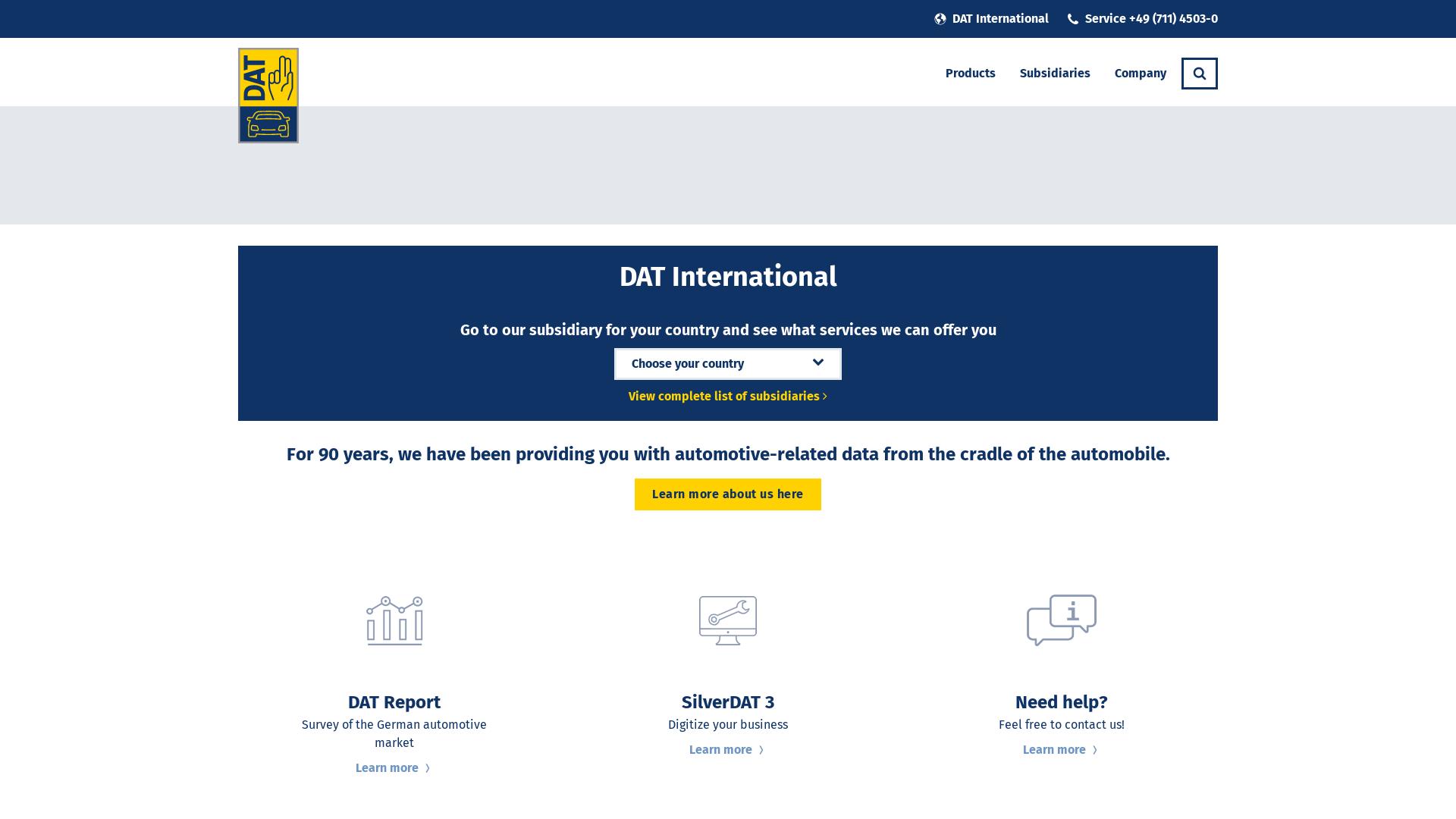 Website User Bewertung zu www.datgroup.com