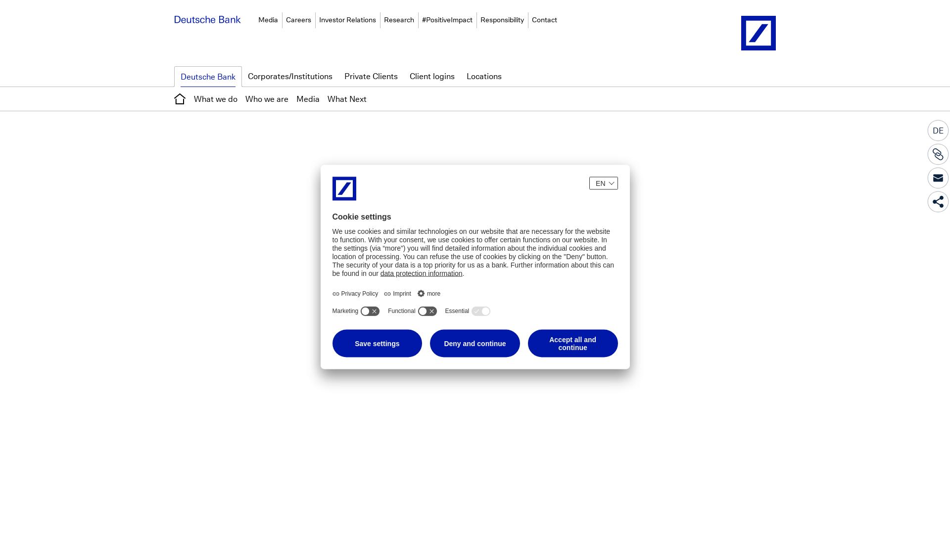 Website User Bewertung zu www.db.com