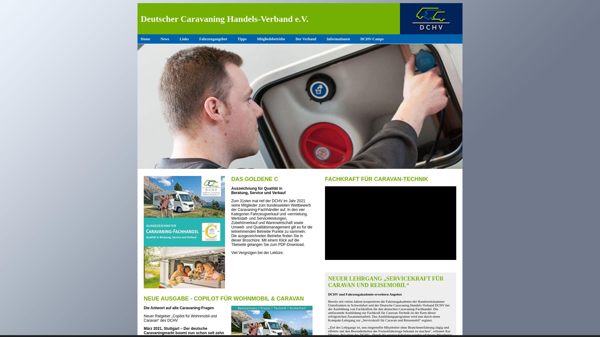 Website User Bewertung zu www.dchv.de