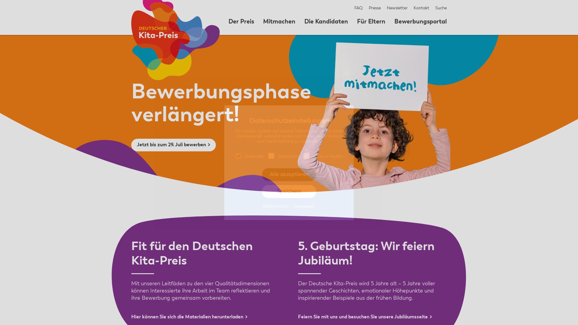 Website User Bewertung zu www.deutscher-kita-preis.de